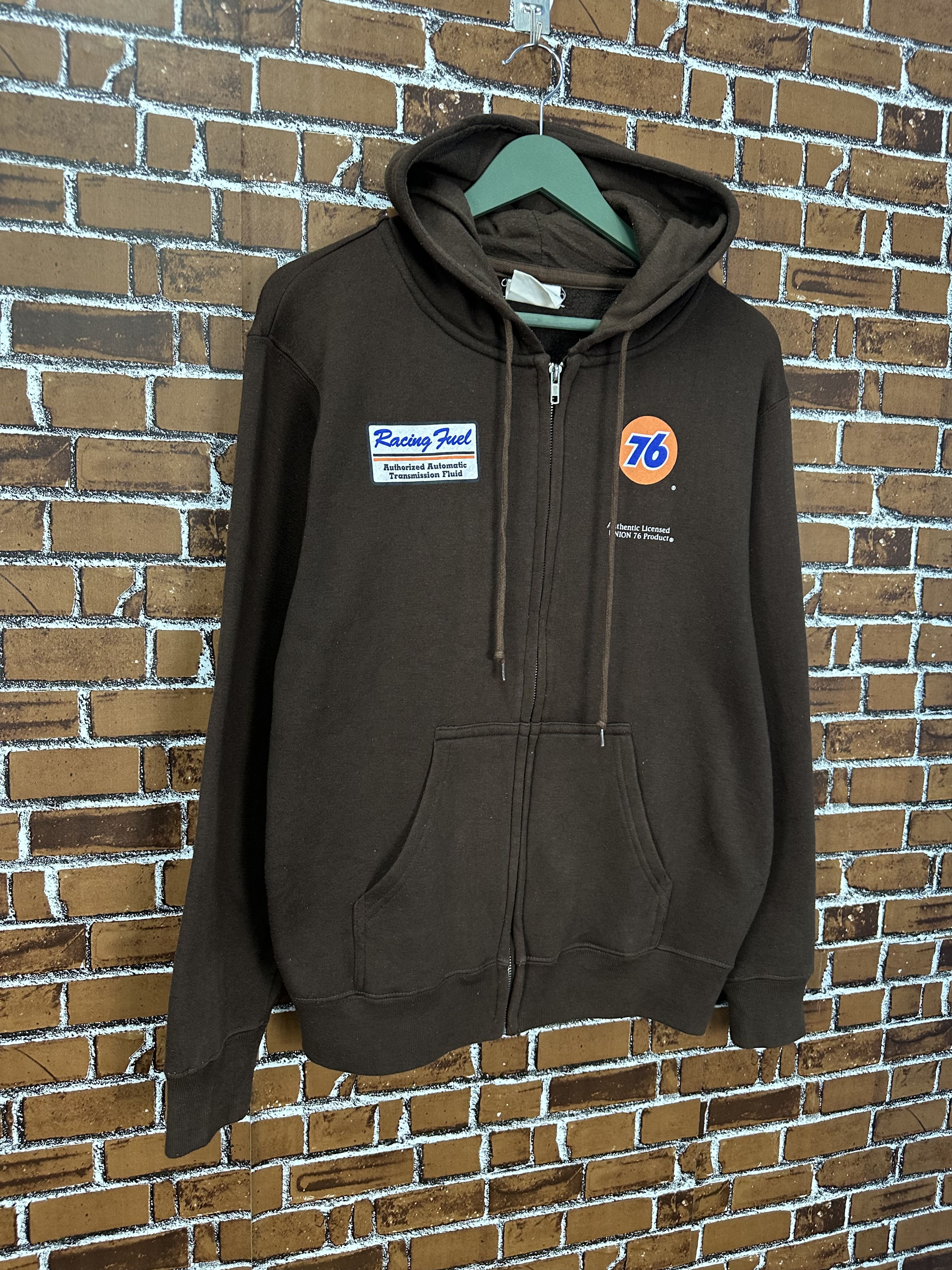 YELLOW CORN Vintage Union 76 Yellow Corn Lubricant Hoodie Z498 Size US M / EU 48-50 / 2 - 2 Thumbnail