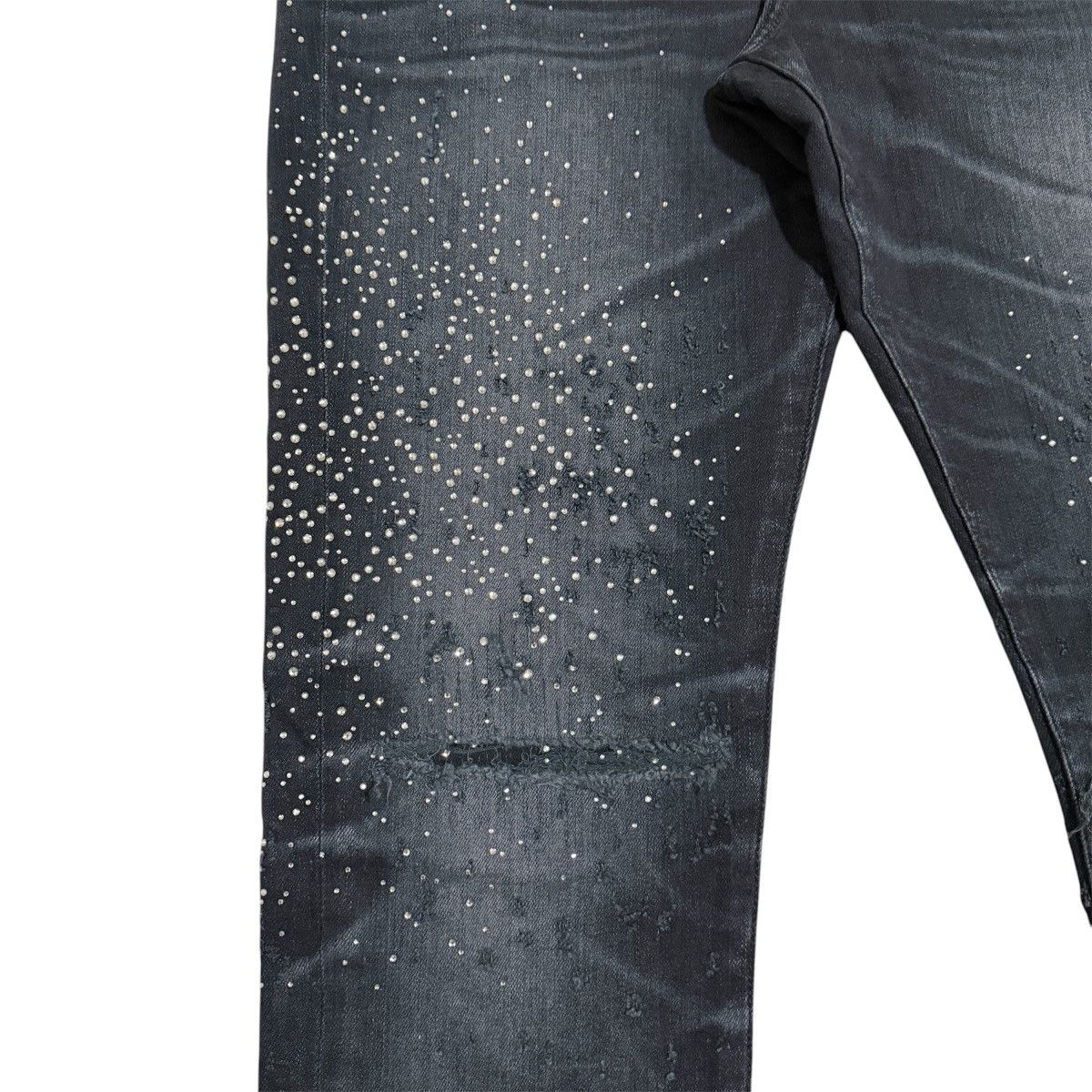 Amiri Amiri Black Crystal Jeans Size 36 Size US 36 / EU 52 - 3 Thumbnail