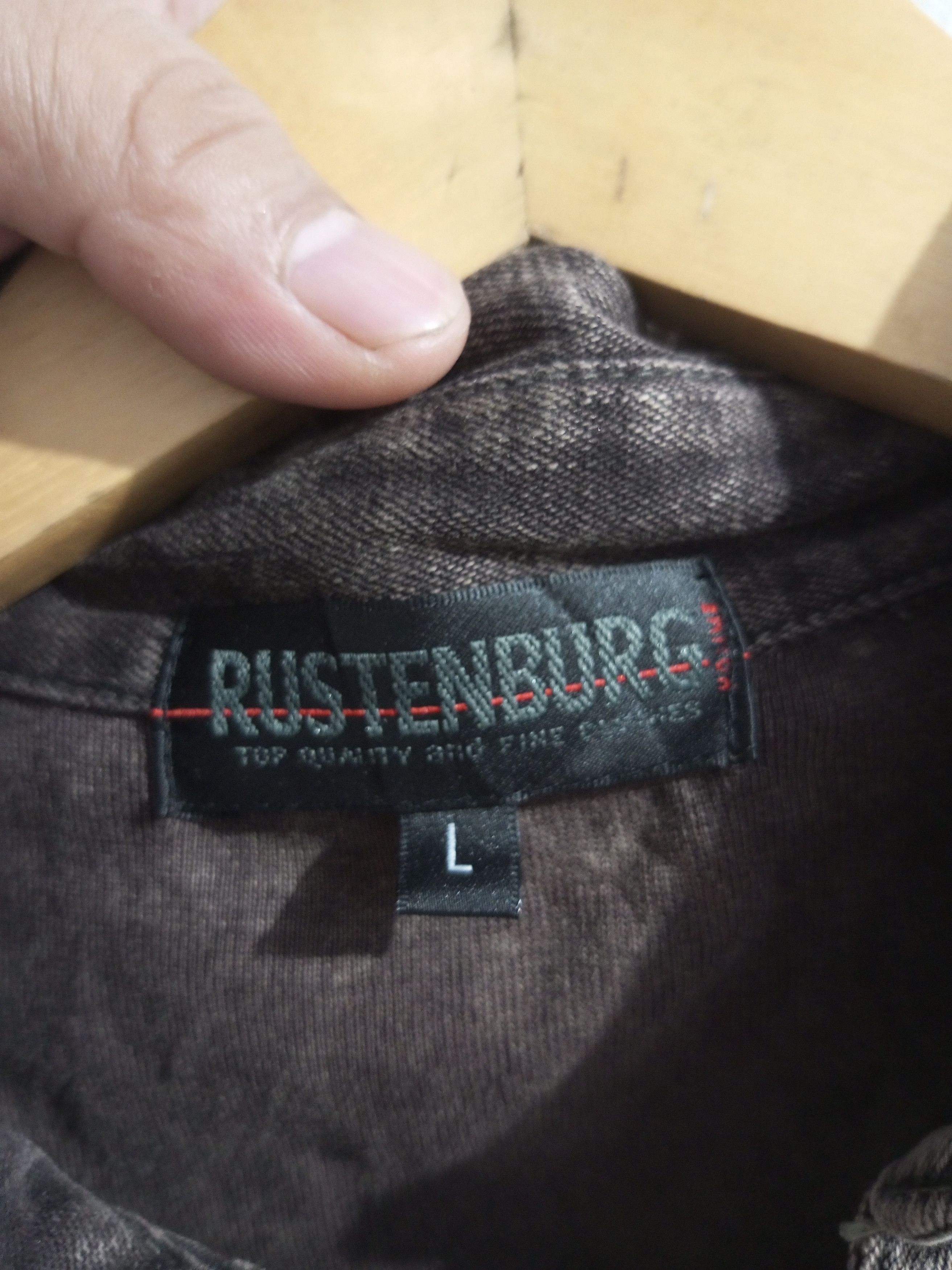 20471120 Vintage Rustenburg rope open colar punk polo shirt Size US L / EU 52-54 / 3 - 12 Thumbnail