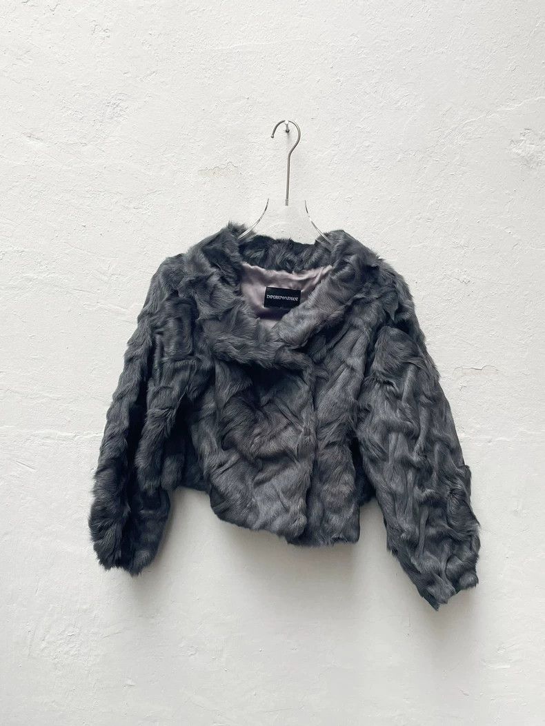 Emporio Armani Emporio Armani 10AW Show Twist Lamb Fur Jacket 2504-Nextarr Size XS / US 0-2 / IT 36-38 - 2 Thumbnail