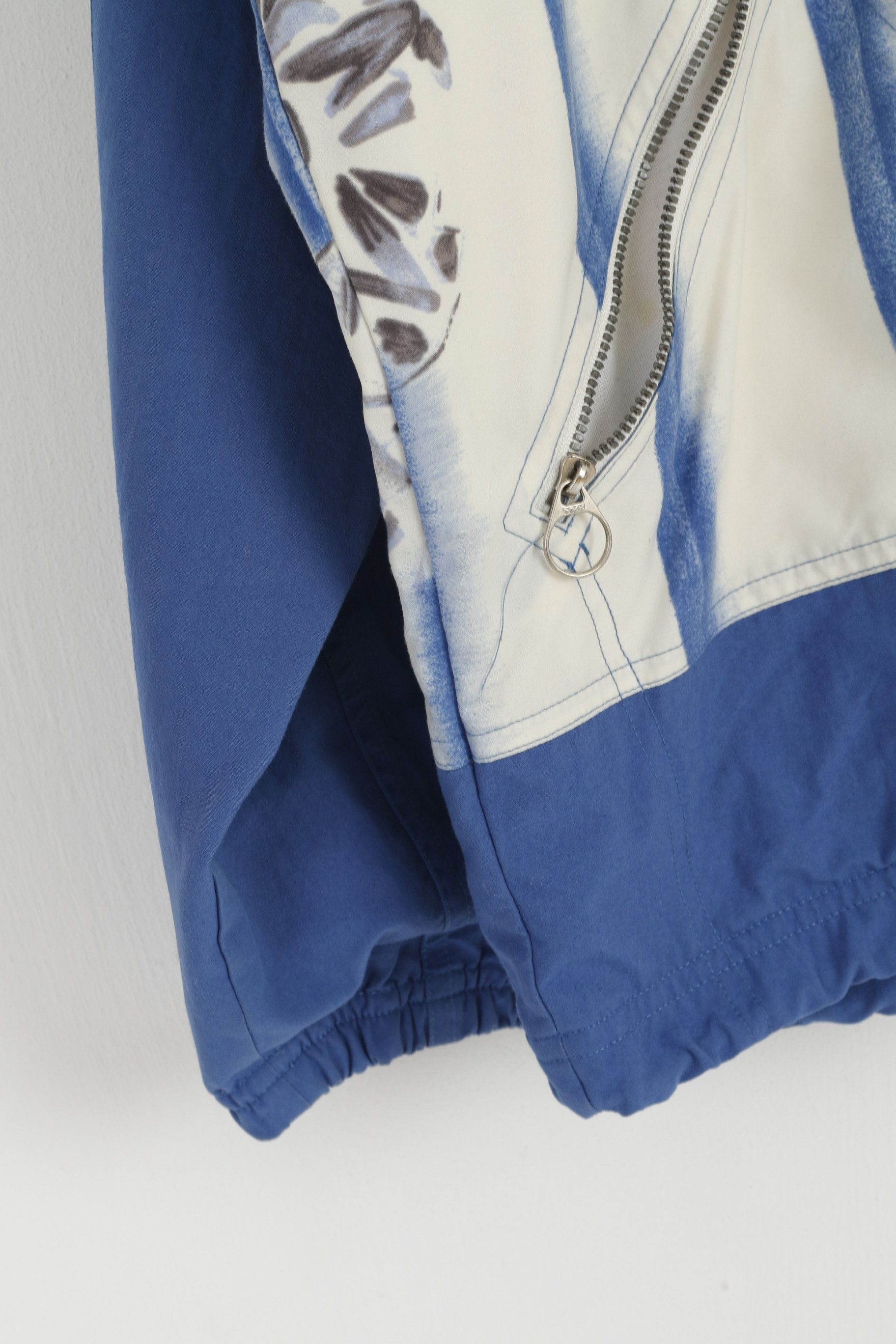Adidas Adidas Women 10 38 S Jacket Vintage Blue Nylon 6359 Size S / US 4 / IT 40 - 6 Thumbnail
