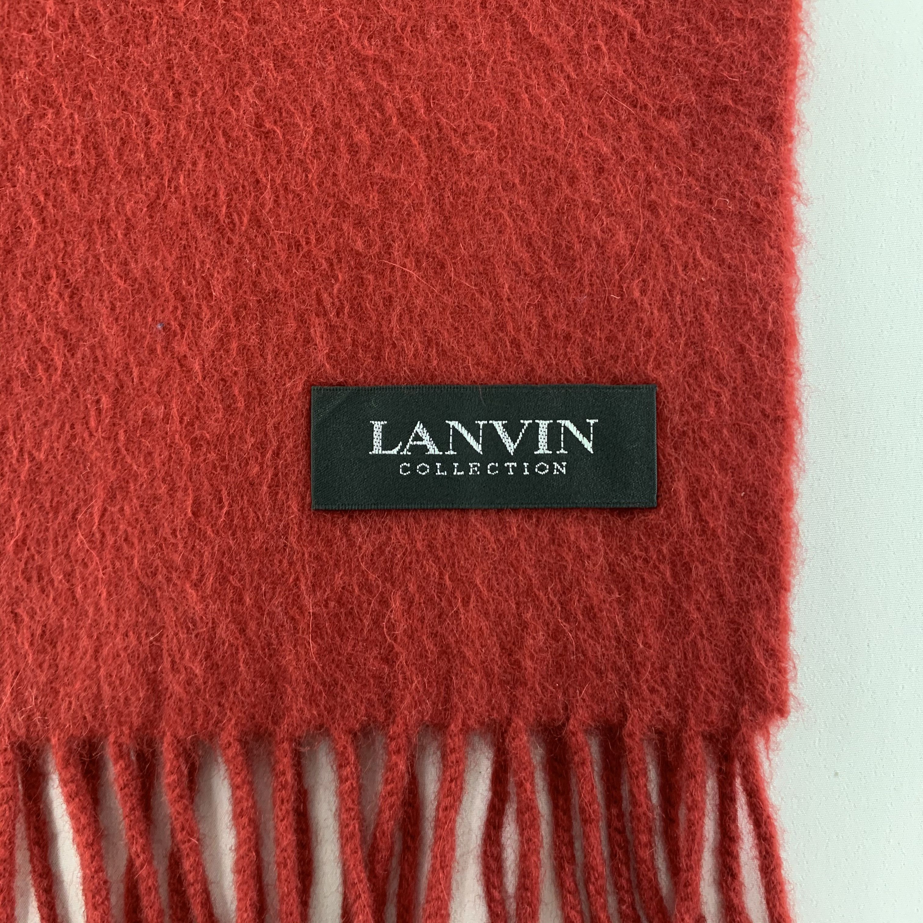 Lanvin Lanvin Scarf Cashmere Muffler Neck Wrap BL4064 Size ONE SIZE - 3 Thumbnail