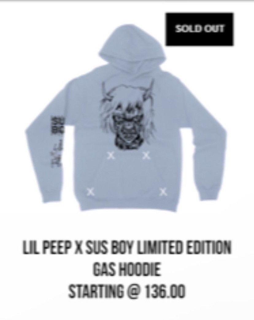 Lil Peep × Sus Boy Lil Peep X SUS BOY “GAS” hoodie Size US S / EU 44-46 / 1 - 13 Thumbnail