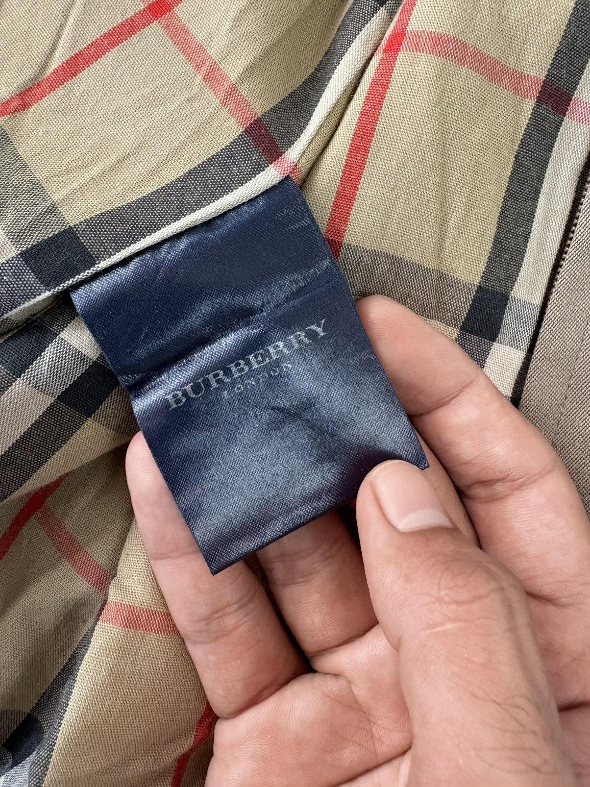 Burberry Vintage Burberry Nova Check Shorts Trench Coat Jacket Size US L / EU 52-54 / 3 - 18 Thumbnail