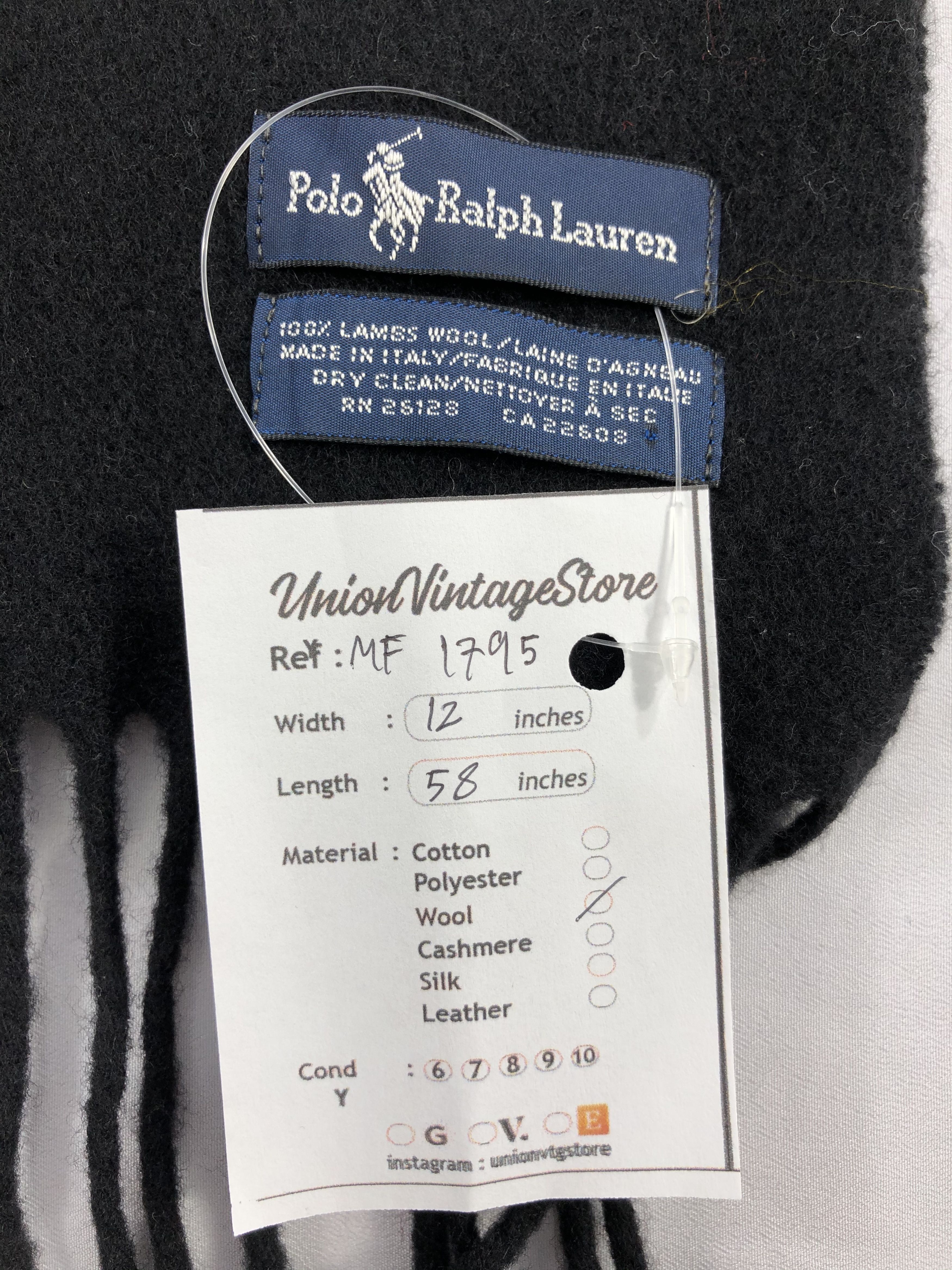 Polo Ralph Lauren Vintage Polo Ralph Lauren Scarf/Muffler/Neckwear MF1795 Size ONE SIZE - 6 Thumbnail