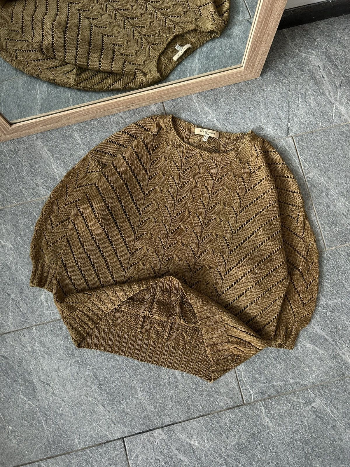 Chloe × See by Chloe × Vintage Vintage knit sweater See by Chloe Size M / US 6-8 / IT 42-44 - 3 Thumbnail