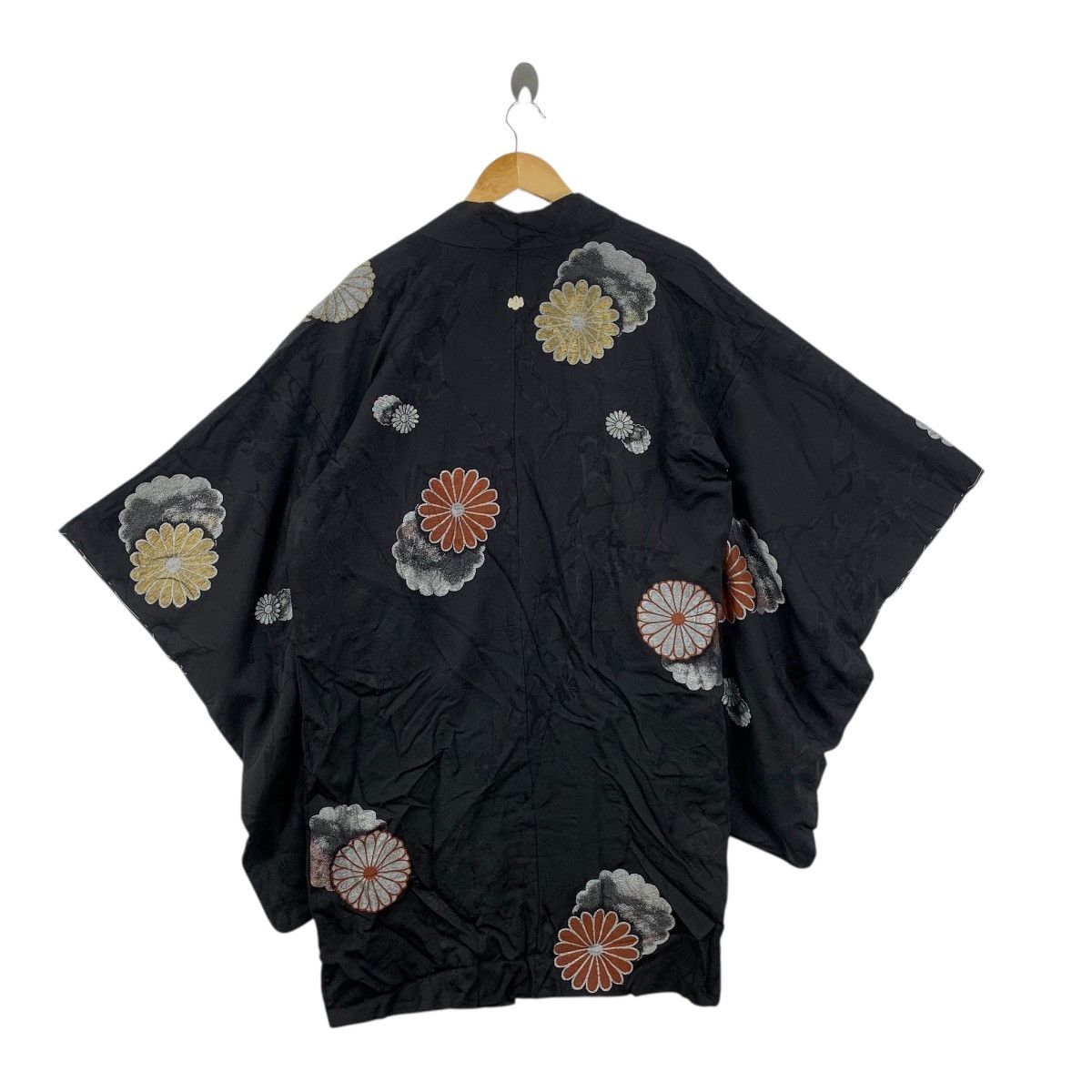 Vintage Vintage 70s KIMONO JAPAN HAORI Kiku Showa Traditional Geish Size XXL / US 16-18 / IT 52-54 - 7 Thumbnail