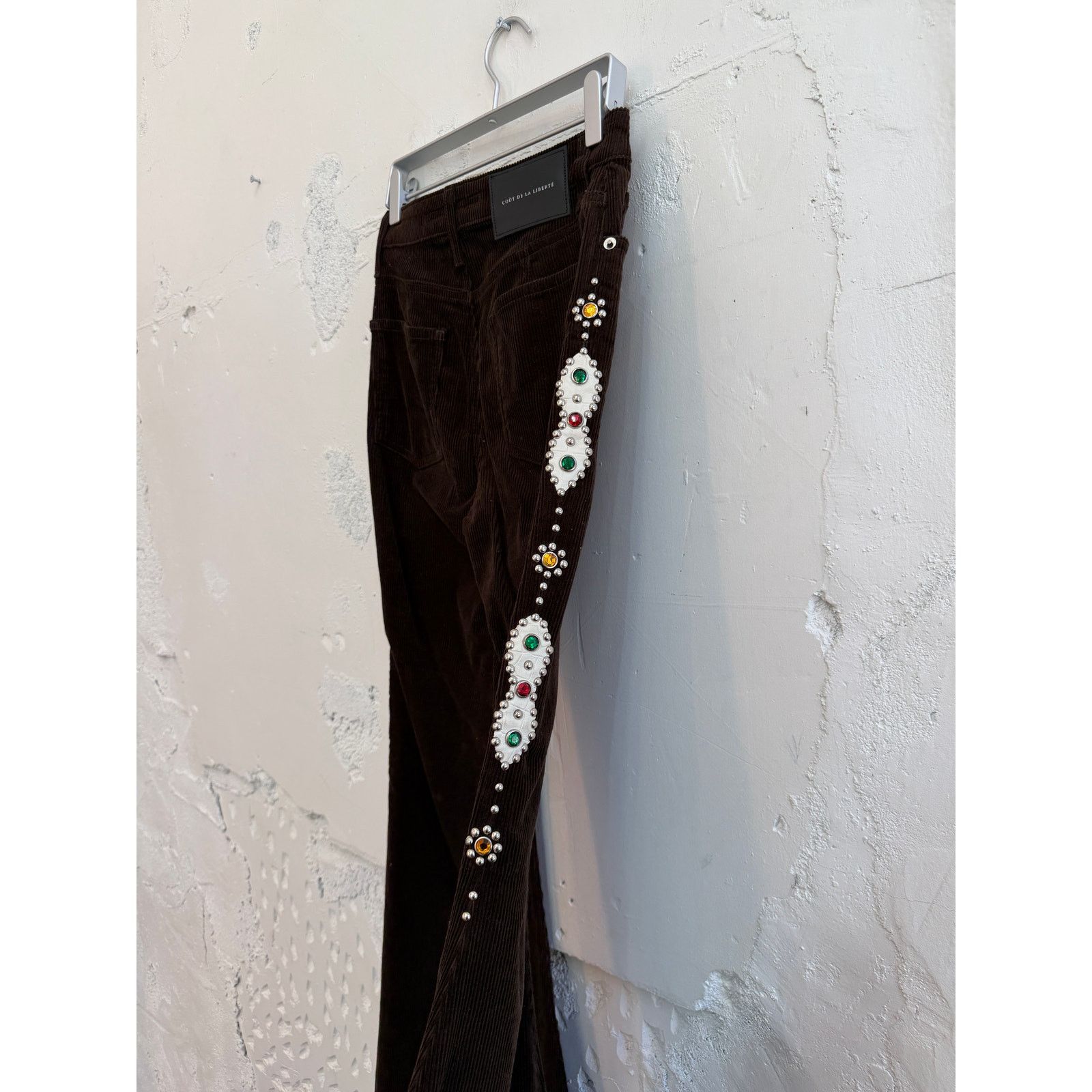 Cout de la Liberte Cout De La Liberte Heidi Embellished Cord Super Bell Pants Size 24" / US 00 / IT 34 - 8 Thumbnail