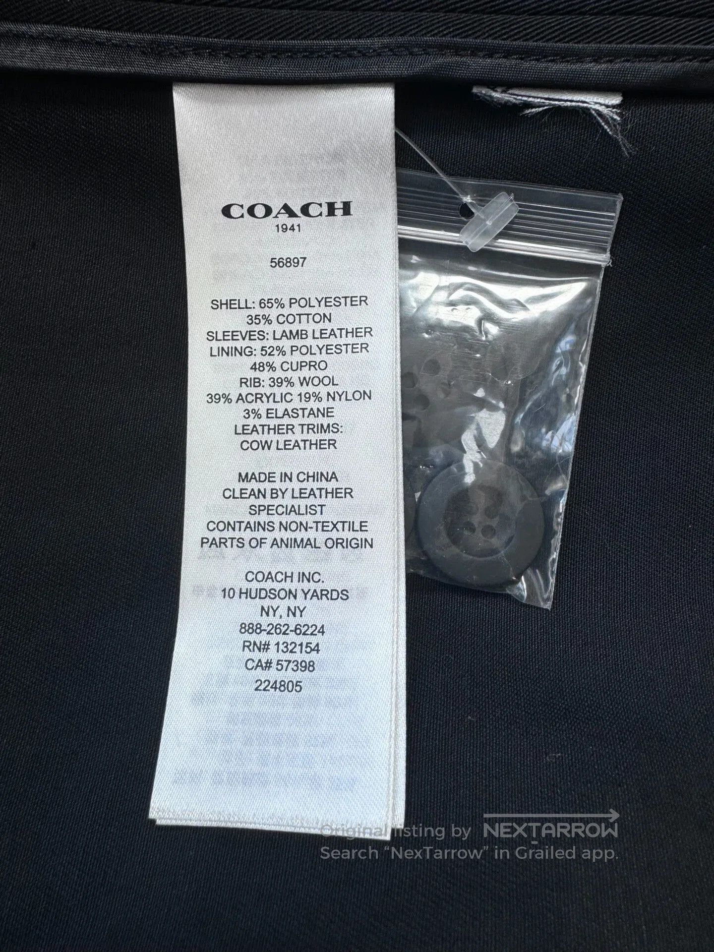 Coach coach black and white trench coat. Size US L / EU 52-54 / 3 - 7 Thumbnail