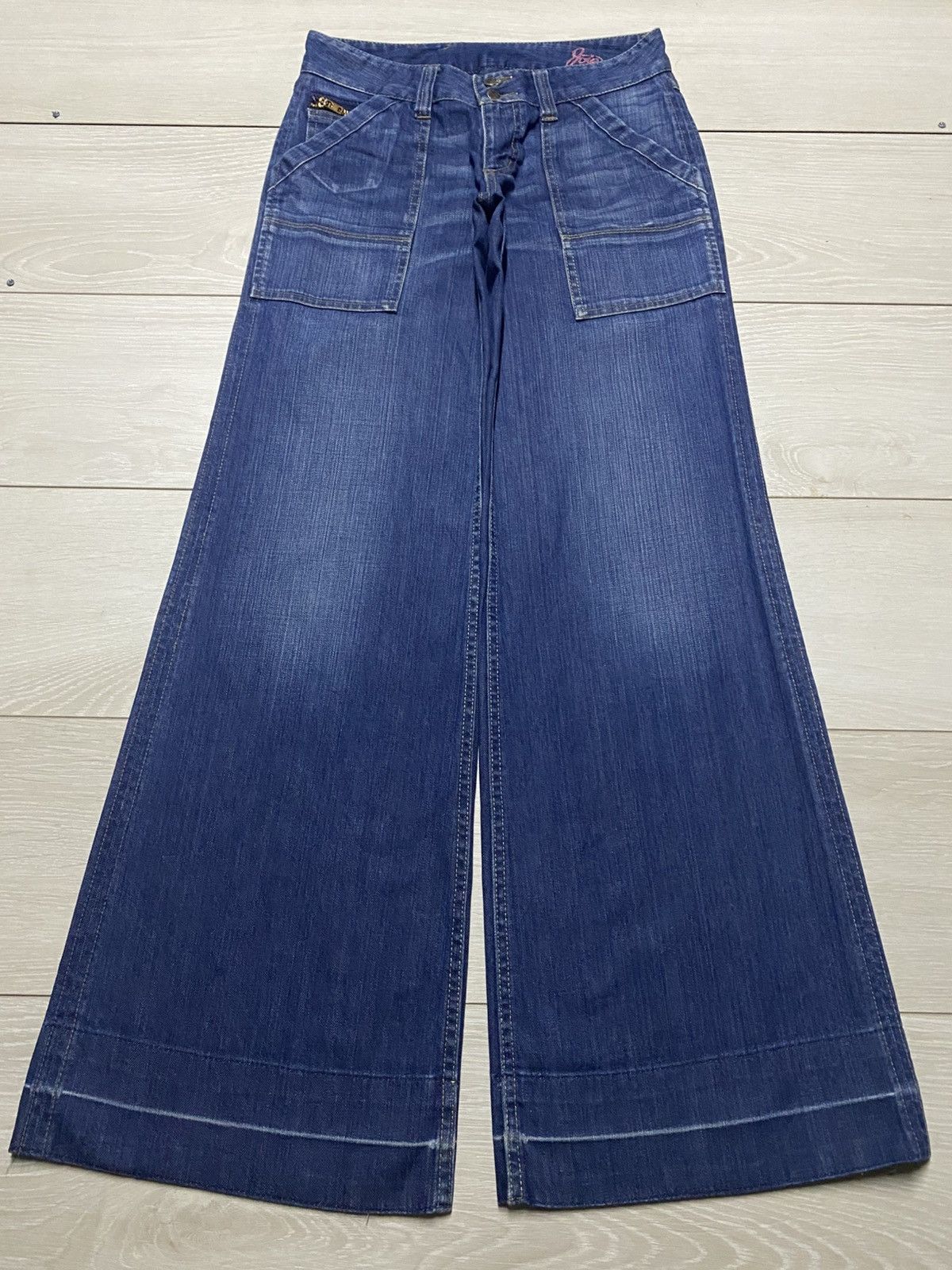 Joie Vintage Joie Blue Wash Super Baggy Jeans Size 28" / US 6 / IT 42 - 1 Thumbnail