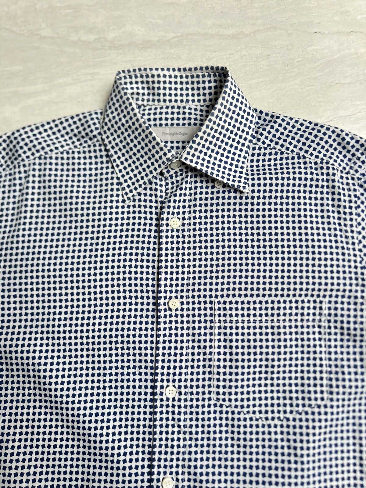 Ermenegildo Zegna Ermenegildo Zegna Motive T-shirt Size US S / EU 44-46 / 1 - 3 Thumbnail