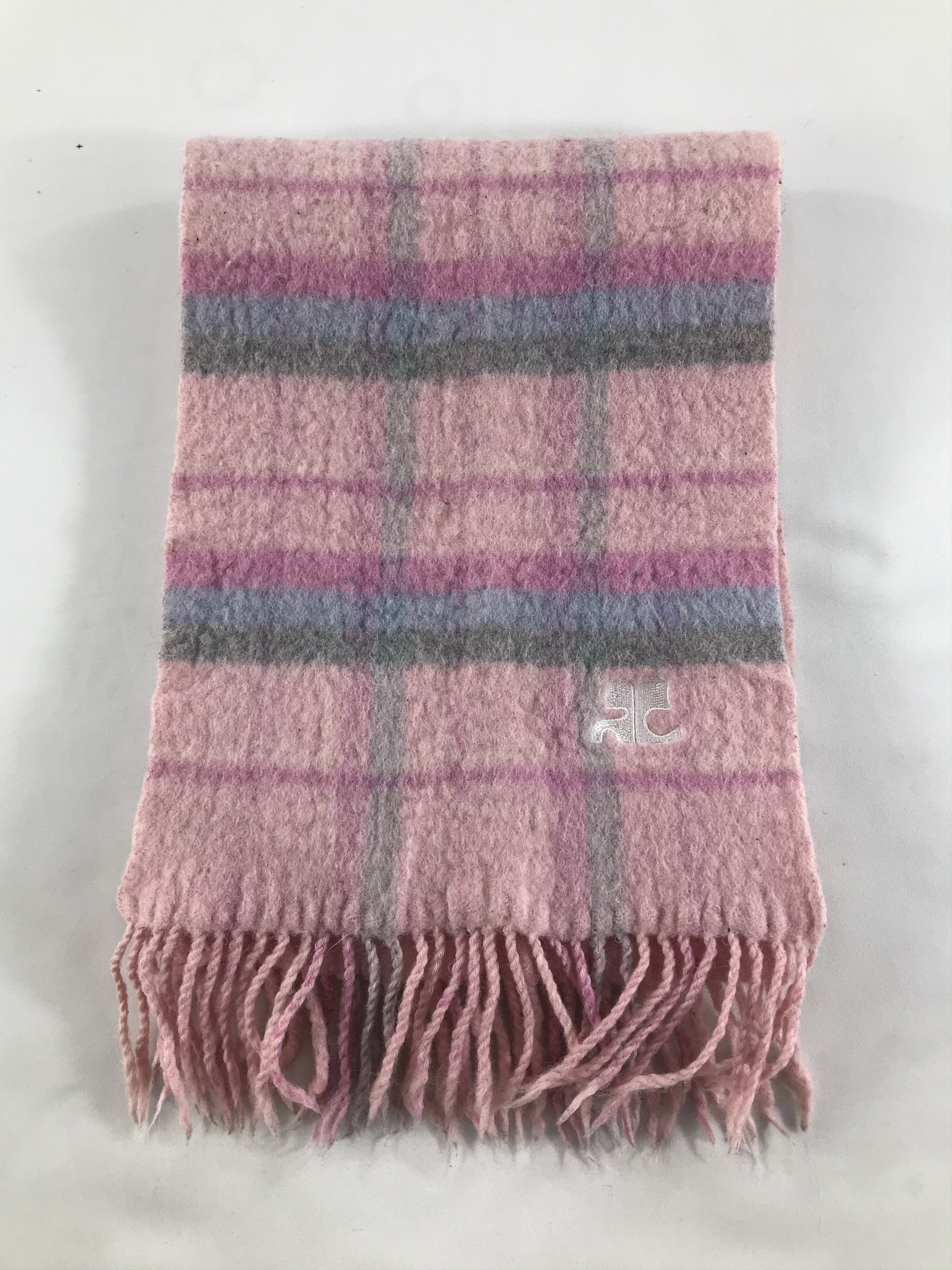 Courreges × Vintage Courreges Homme Scarf / Muffler / Neckwear - WW2234 Size ONE SIZE - 2 Thumbnail