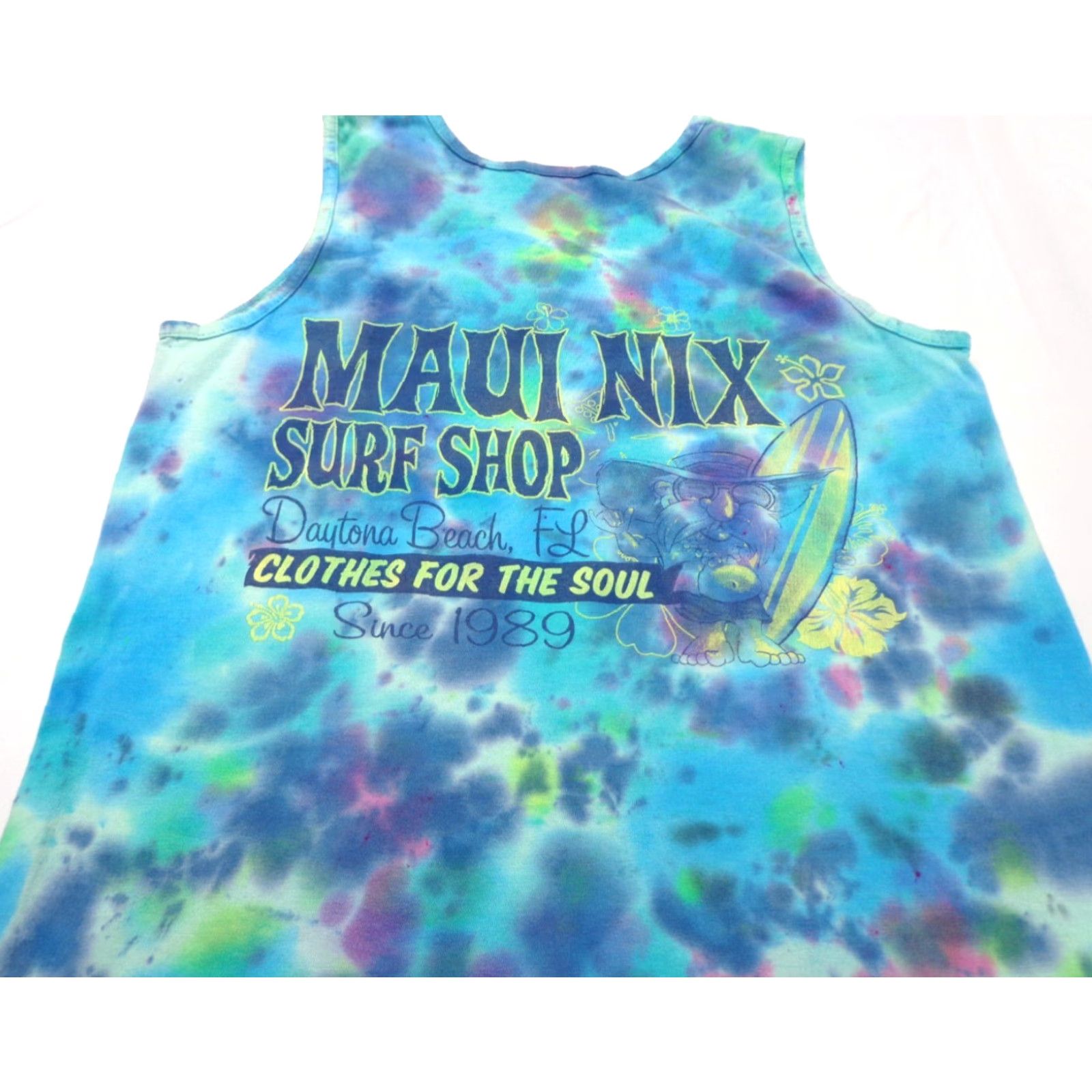 Comfort Colors Maui Nix Surf Shop Tie Dye Tank Top Sleeveless Shirt Size Small Size US S / EU 44-46 / 1 - 2 Thumbnail