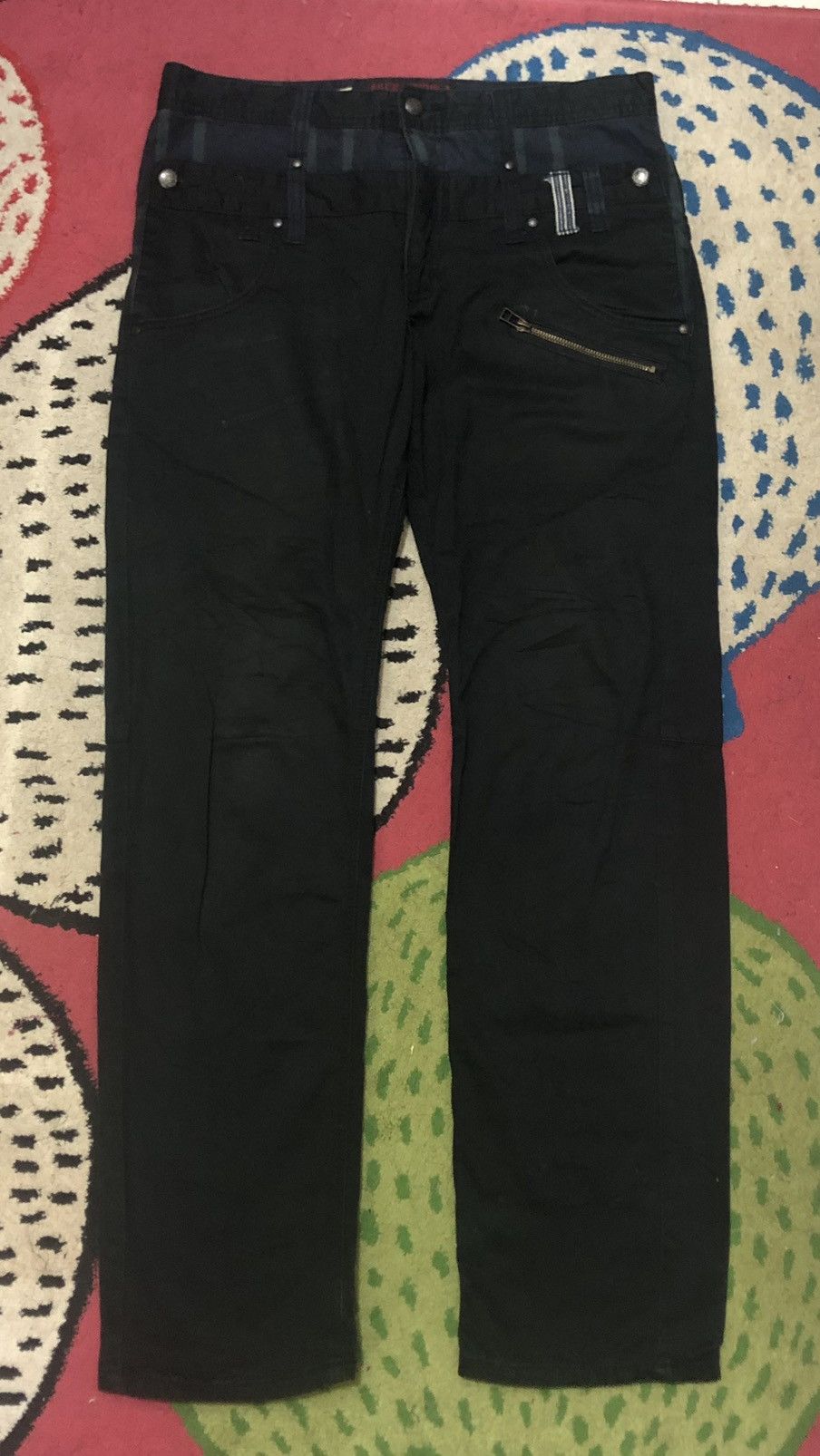 Japanese Brand 🔥 Vintage JACK SERIKA Double Waist Jeans Size US 32 / EU 48 - 1 Thumbnail