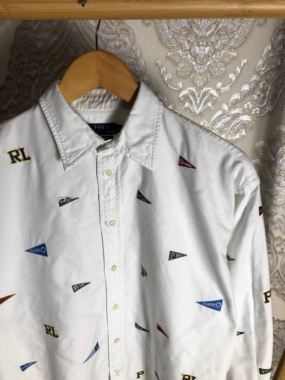 Polo Ralph Lauren VINTAGE POLO RALPH LAUREN MONOGRAM DESIGNER CASUAL Y2K 90s Size US M / EU 48-50 / 2 - 2 Thumbnail