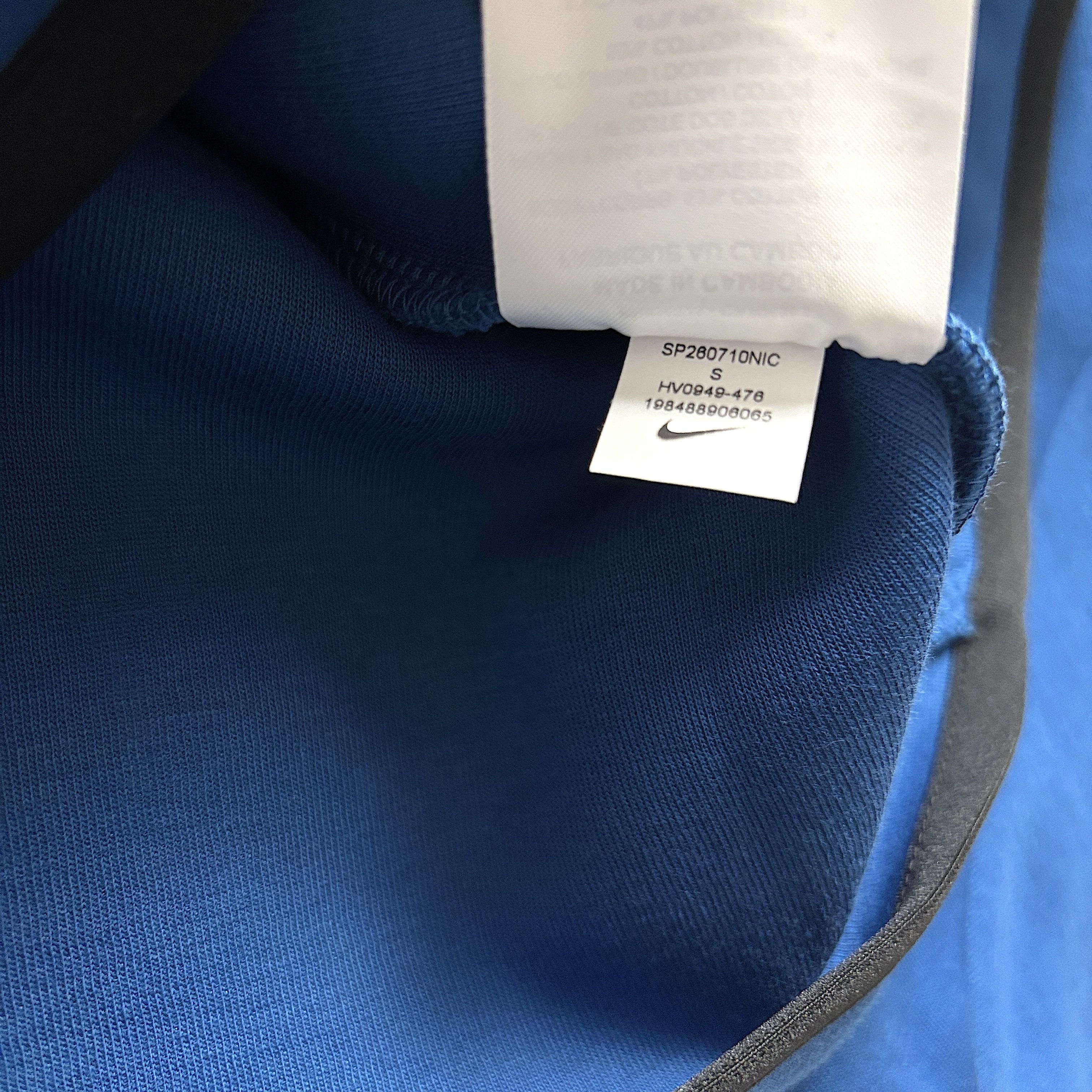 Nike Nike Mens Tech Fleece Zip Up NWT Hoodie Blue Sz S Size US S / EU 44-46 / 1 - 7 Thumbnail