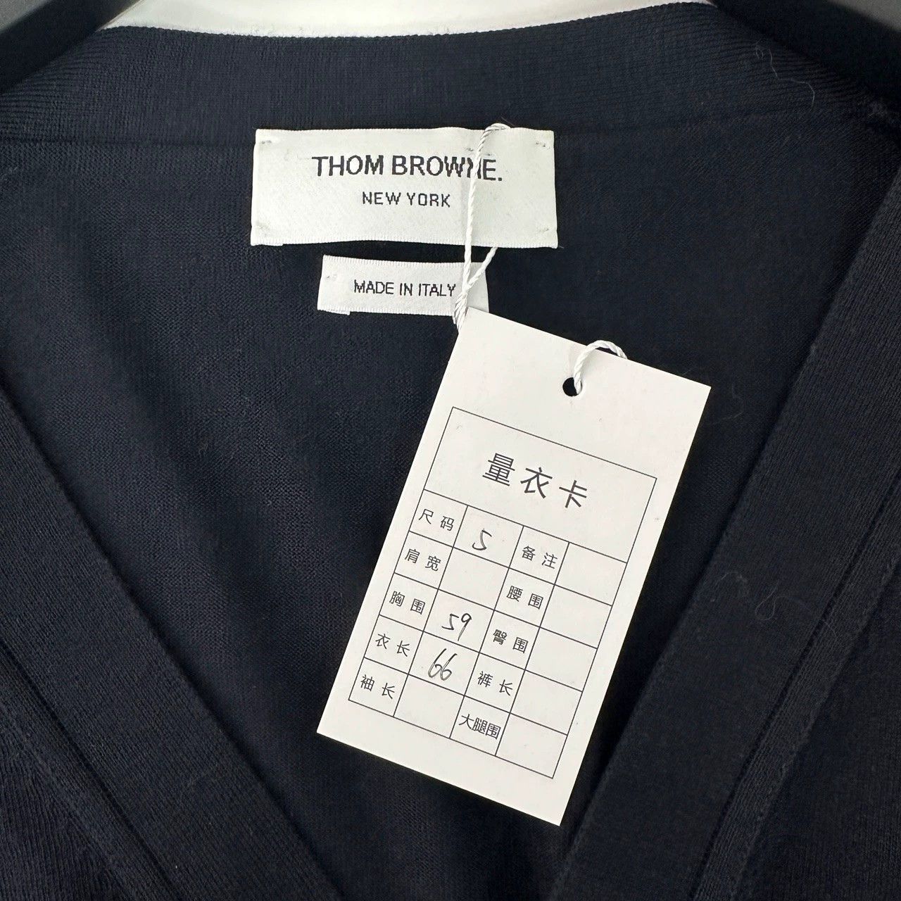 Thom Browne thom browne navy classic cardigan with stripes Size US XL / EU 56 / 4 - 5 Thumbnail