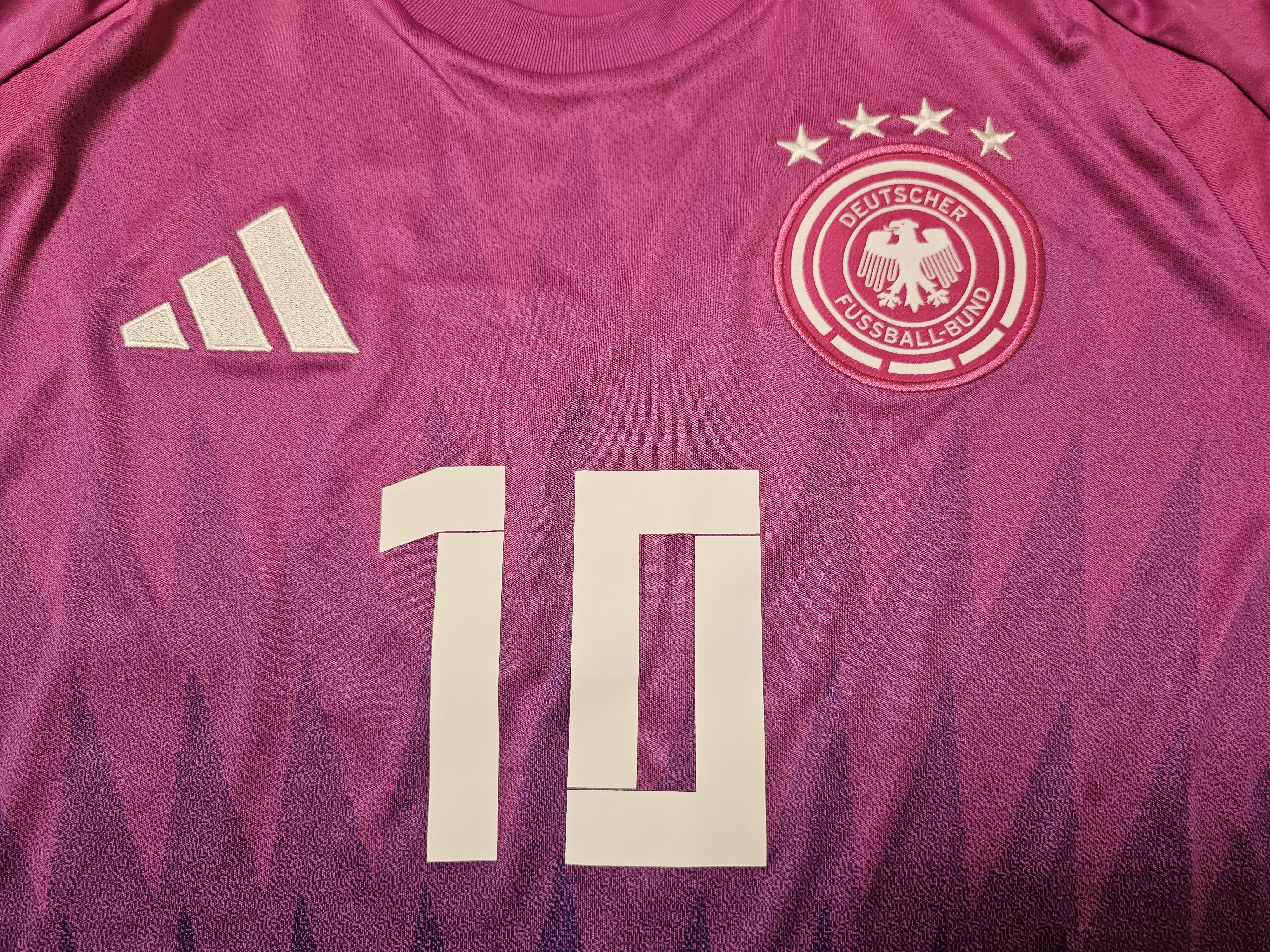 Adidas GERMANY 2024 AWAY SANE EURO FOOTBALL SHIRT SOCCER JERSEY Size US L / EU 52-54 / 3 - 3 Thumbnail