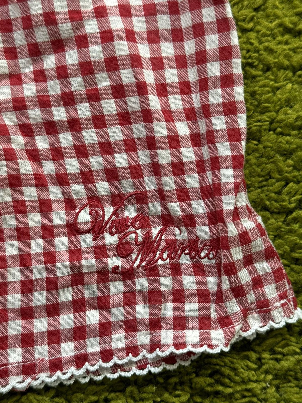 Designer + Vive Maria + avant garde checkered puff sleeve blouse Y2K Size S / US 4 / IT 40 - 5 Thumbnail