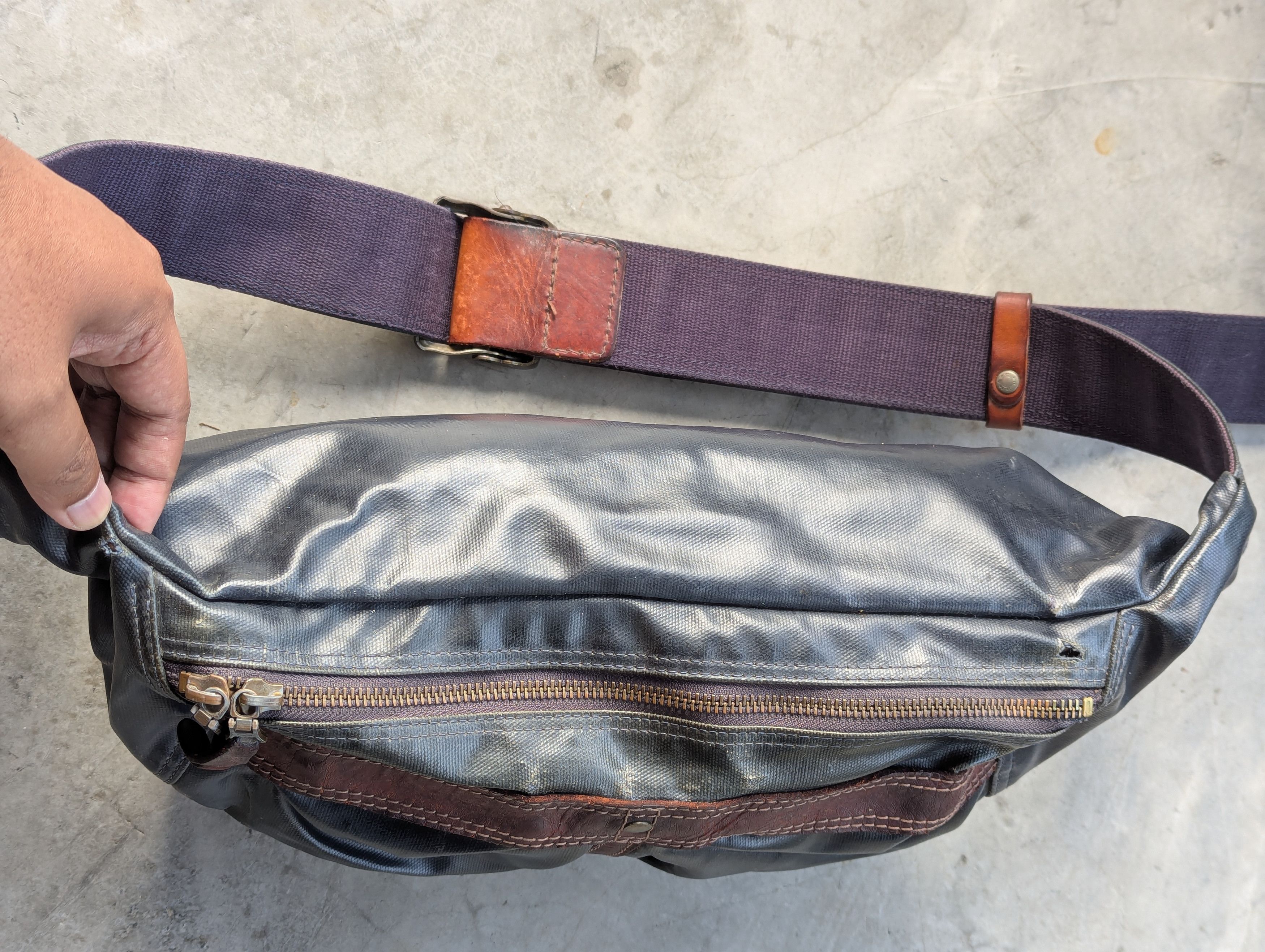 MasterPiece MasterPiece Japan 🇯🇵 Leather Crossbody Waist Bag Size ONE SIZE - 6 Thumbnail