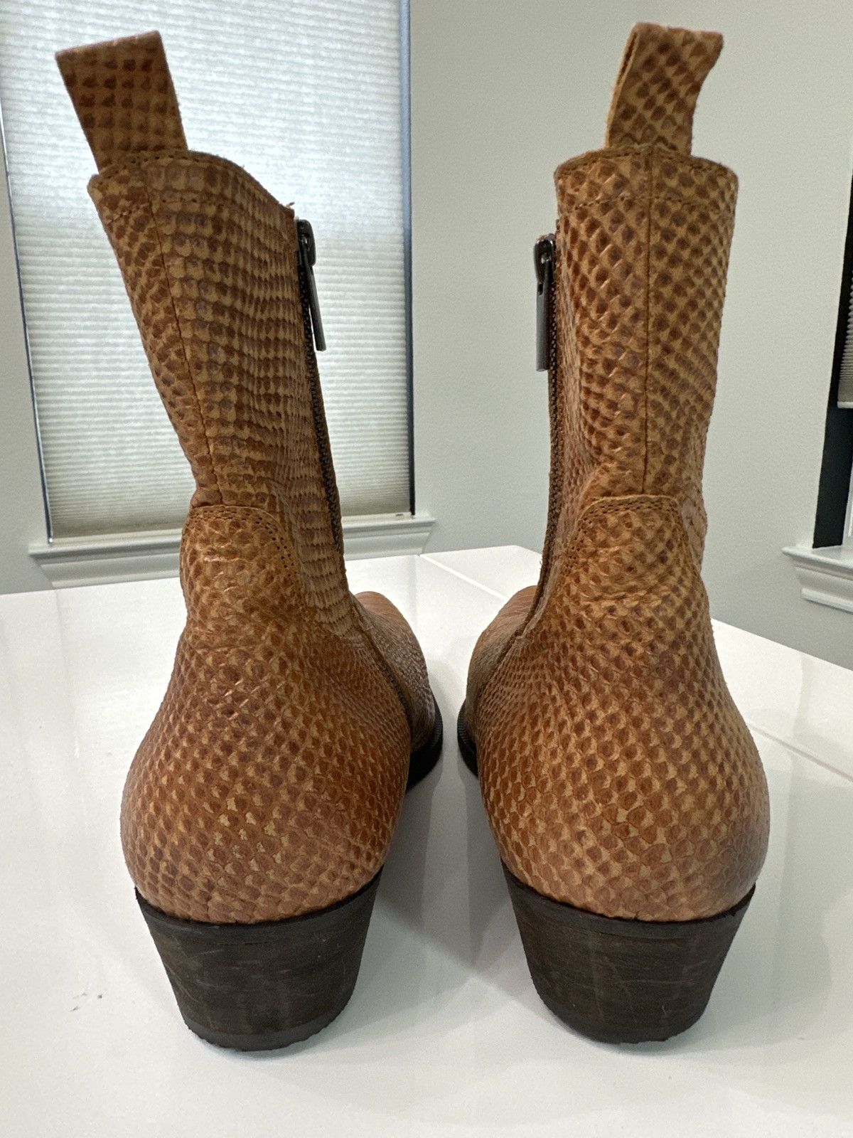 Other UK Other UK zip boots -snake skin effect leather Size US 11 / EU 44 - 5 Thumbnail