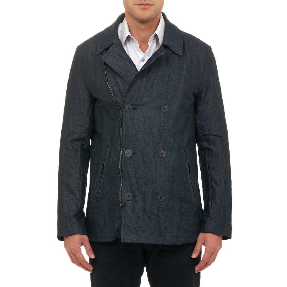Robert Graham New $798 Robert Graham Woodlawn Jacket Indigo Cotton Size M Size US M / EU 48-50 / 2 - 1 Thumbnail