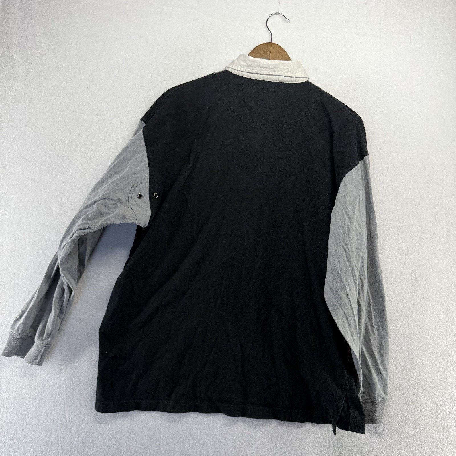 Mirage Vintage Oakland Raiders Rugby Shirt men's XL Gray Black 90s Size US XL / EU 56 / 4 - 9 Thumbnail