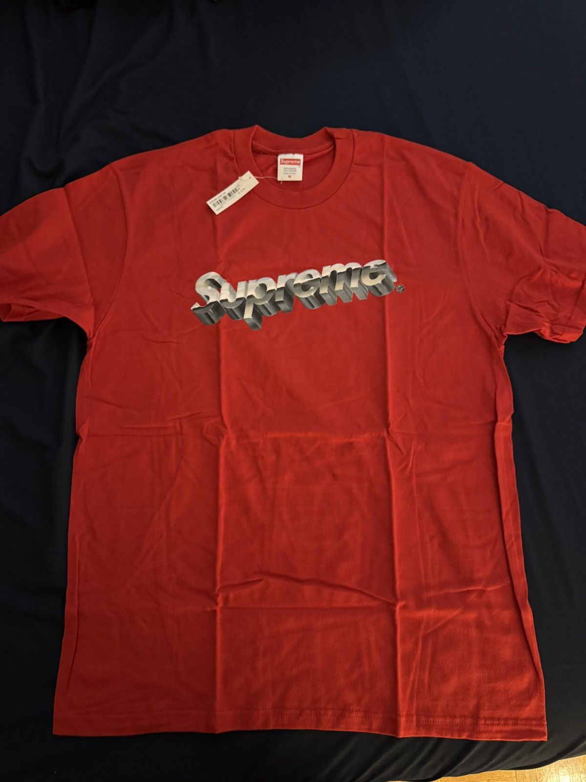 Supreme Chrome Logo Tee | Grailed