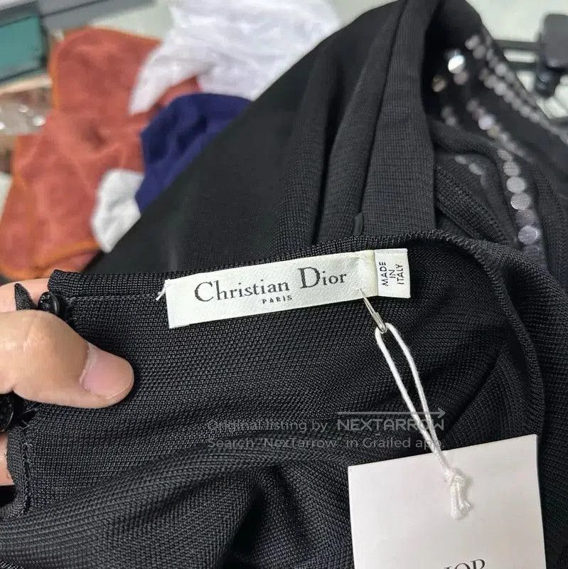 Dior Dior Black Short Sleeve Dress for Women . Size S / US 4 / IT 40 - 5 Thumbnail
