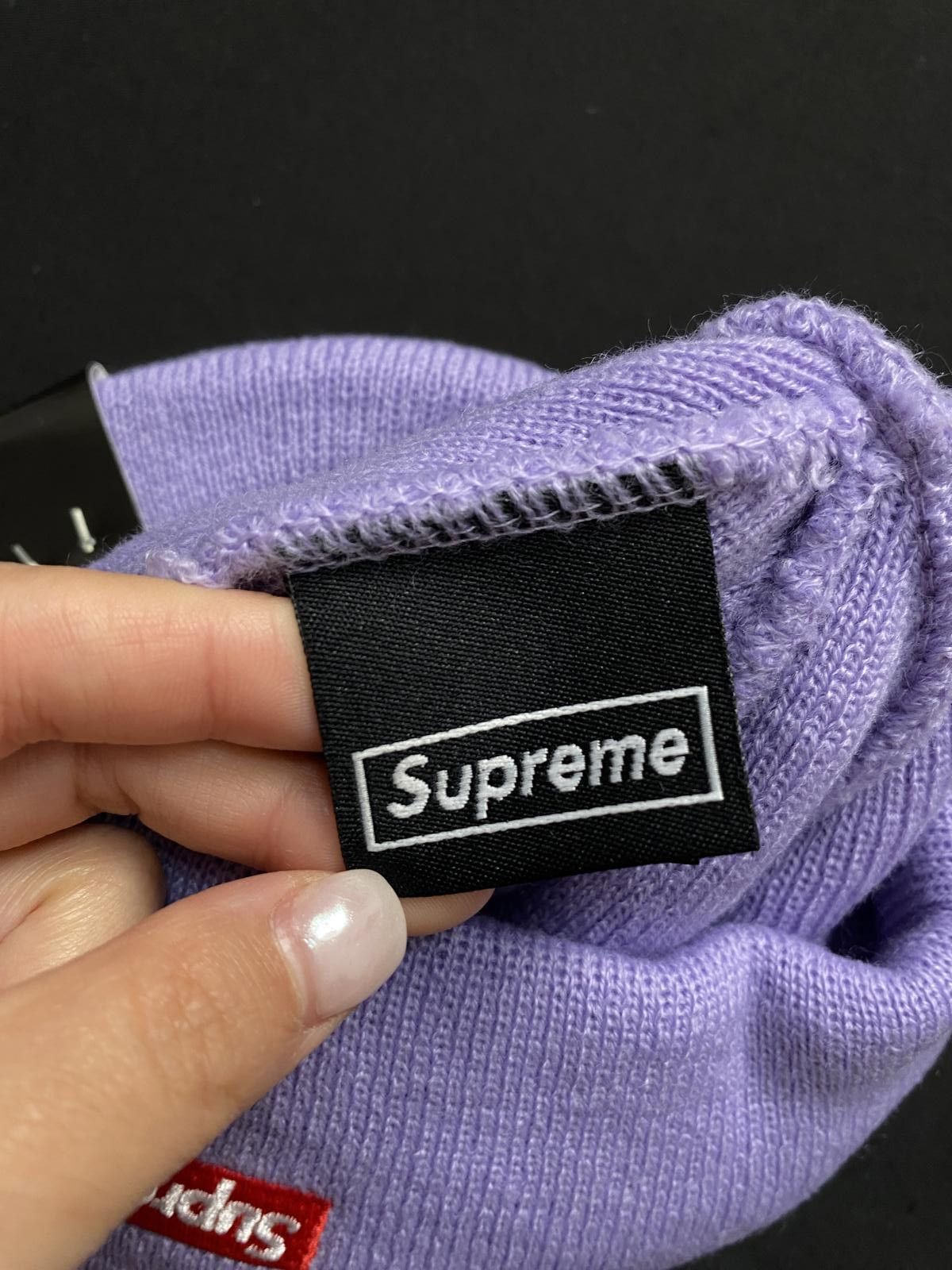 New Era × Supreme Rare 19FW Supreme x New Era S Logo Beanie 'Purple' Hats OS Size ONE SIZE - 7 Thumbnail