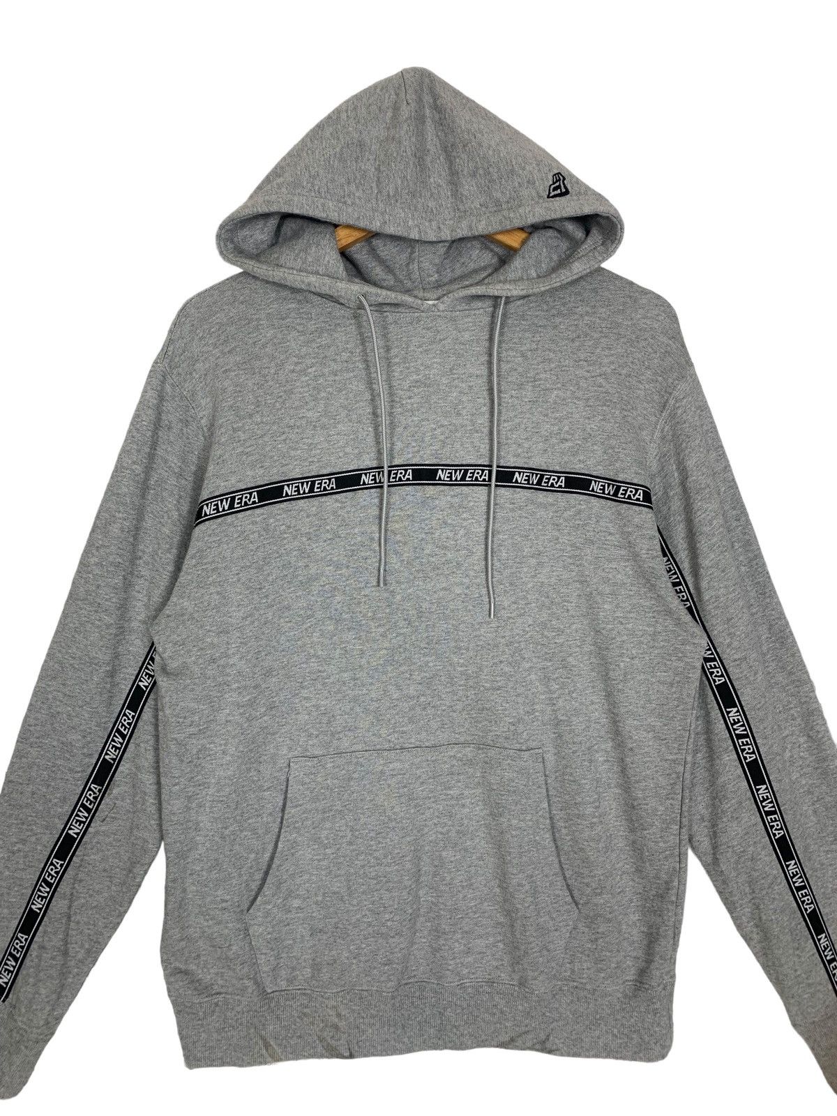 New Era Streetwear Side Tipe Pullover Sweatshirt Colour Grey