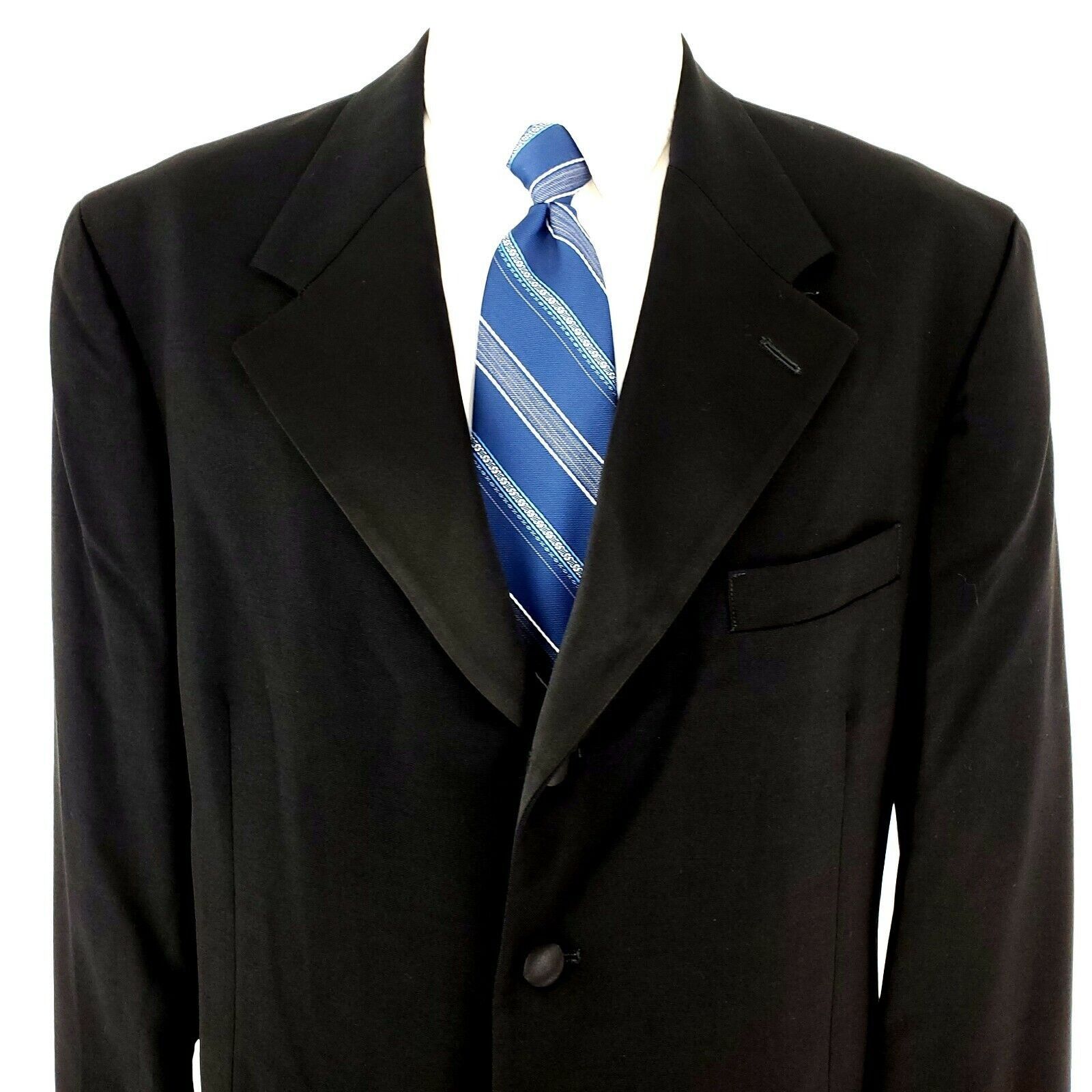 Ralph Lauren Chaps Ralph Lauren Wool 4 Button Tuxedo Jacket 40R Black Size 40R - 1 Thumbnail