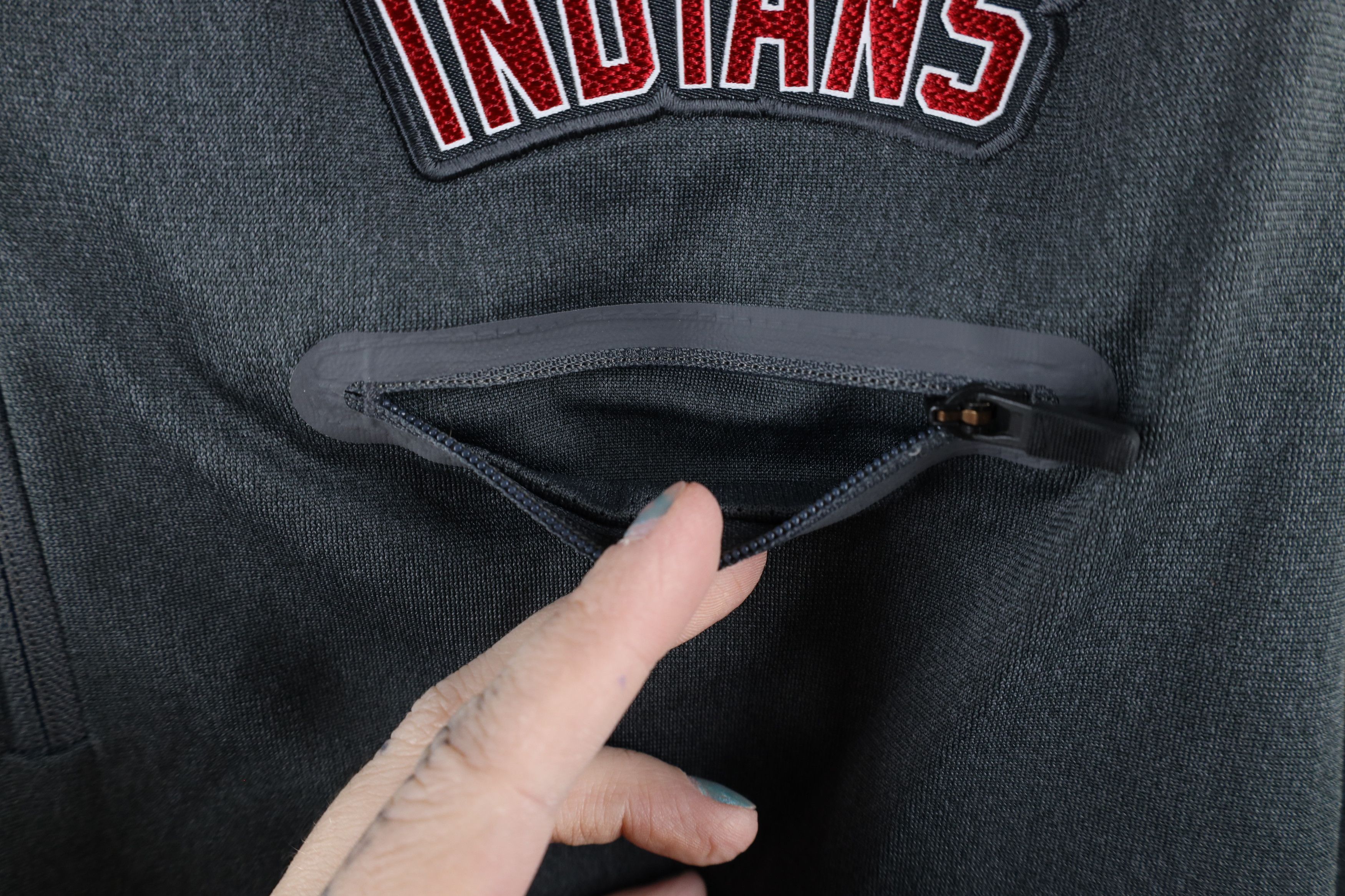 Nike × Vintage Nike Baseball Cleveland Indians Half Zip Pullover Top Size US XL / EU 56 / 4 - 6 Thumbnail