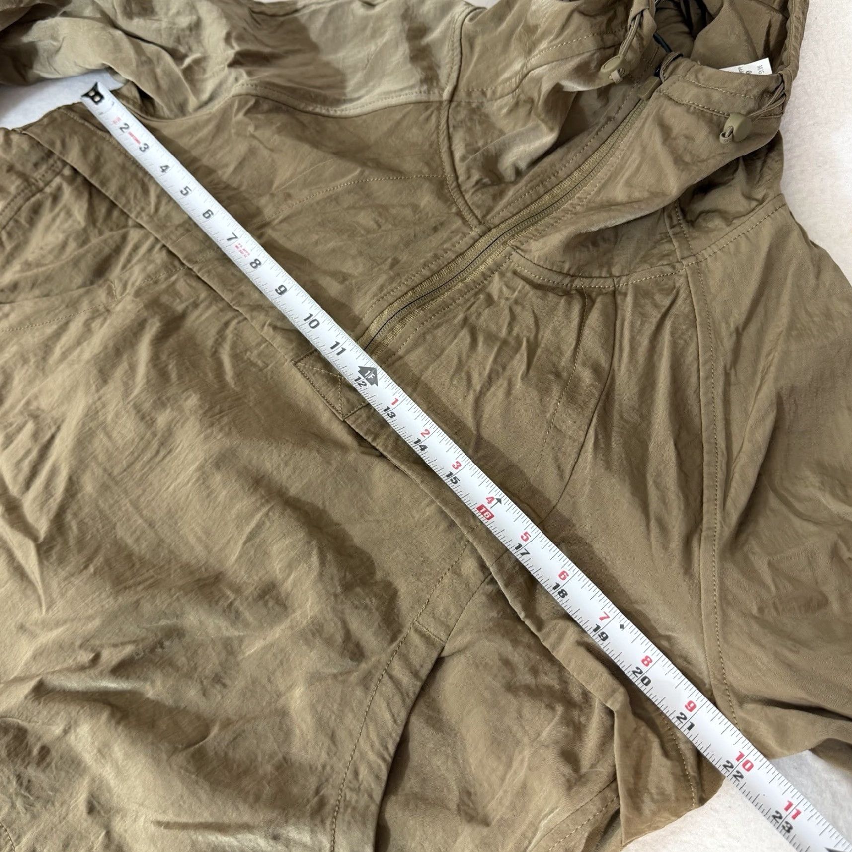Lululemon Lululemon Seek Vistas 1/2 Zip Jacket Frontier Size M/L Khaki Brown Women Jacket 1/2 Zip, Activewear, Travel, Casual, Basic Jacket, Brown, 90s? Size M / US 6-8 / IT 42-44 - 3 Thumbnail