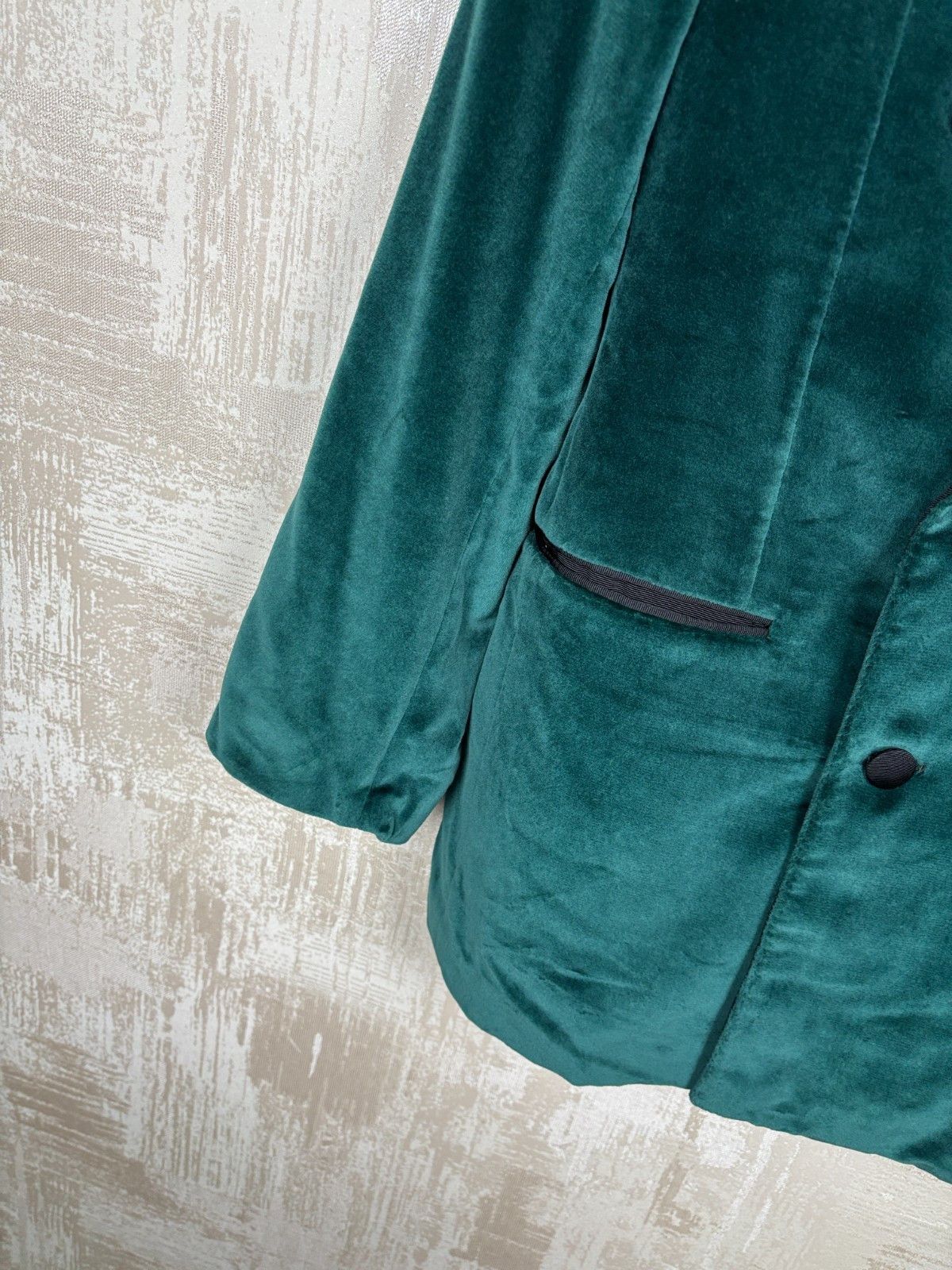 Alfred Dunhill Dunhill London Velvet Double Breasted Blazer Smoking Size 40R - 10 Thumbnail