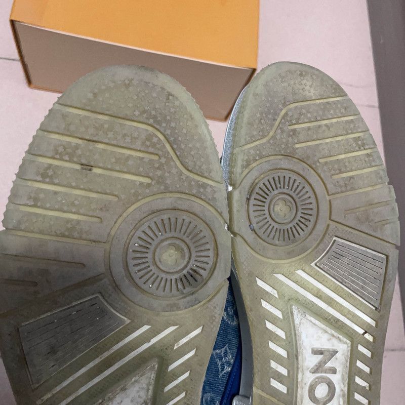 Louis Vuitton Louis Vuitton Denim Low-top Fashion Sneakers - Size US 8 / EU 41 - 7 Thumbnail
