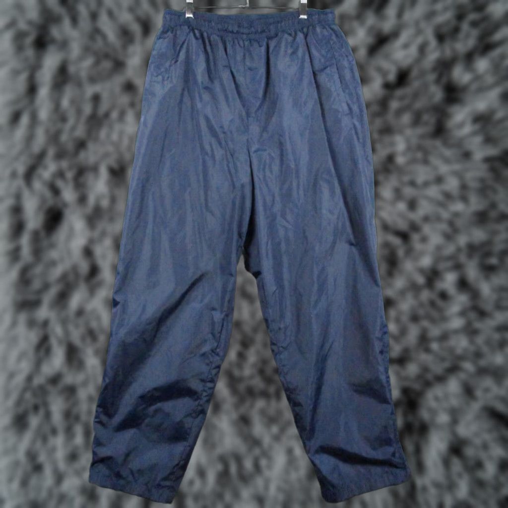 Tommy Hilfiger VINTAGE Tommy Hilfiger Track Pants XL Men Blue Lined Zip Ankle Drawstring Size US 36 / EU 52 - 1 Thumbnail