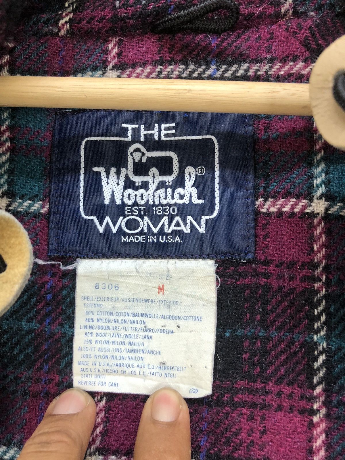 Woolrich Woolen Mills Vintage Woolrich Made In Usa Hooded Jacket Size S / US 4 / IT 40 - 4 Thumbnail