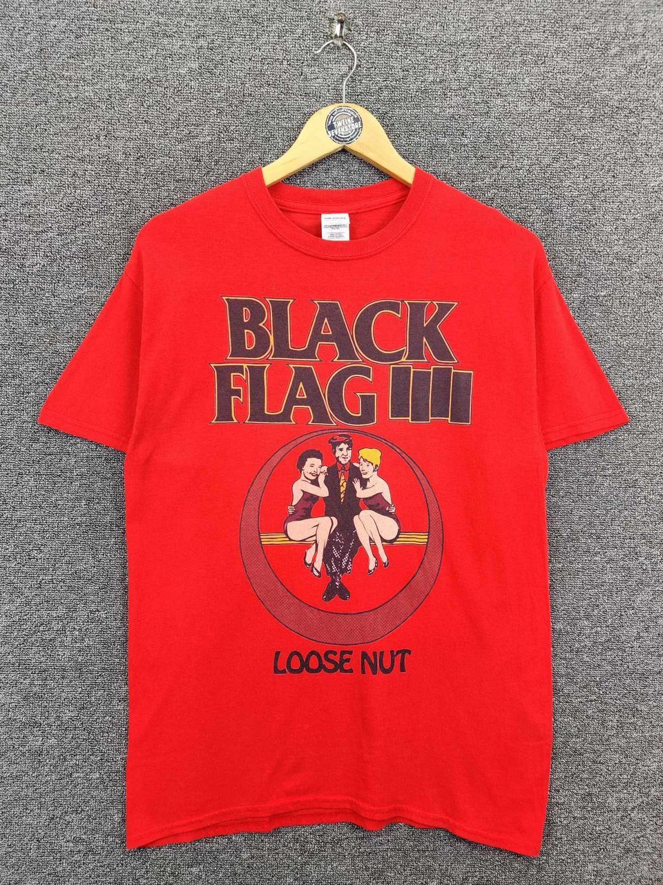 Black Flag Loose Nut Rock Band Tee Tshirt