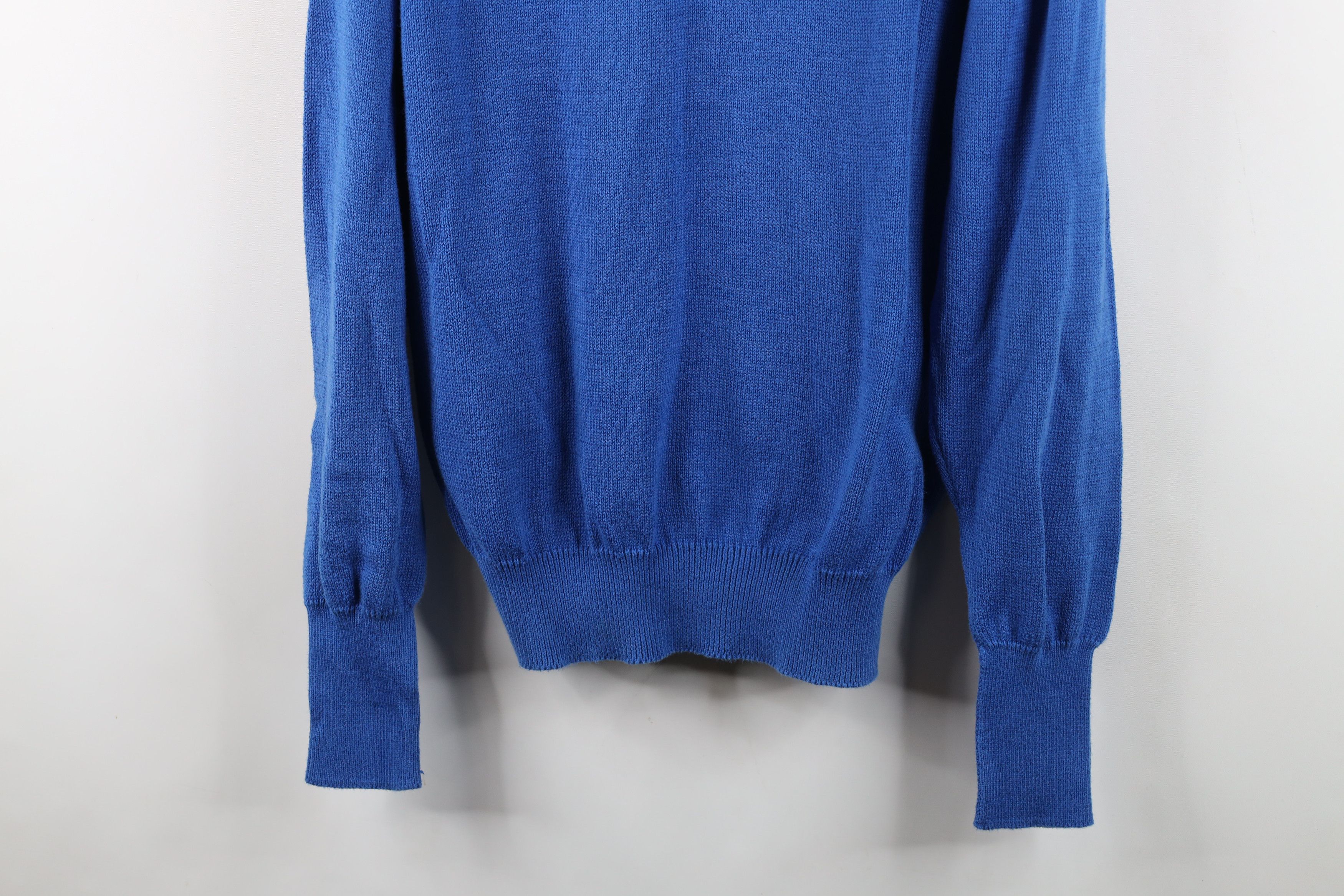 Vintage Vintage 90s Streetwear Island Cotton Knit Sweater Blue USA Size US M / EU 48-50 / 2 - 11 Thumbnail