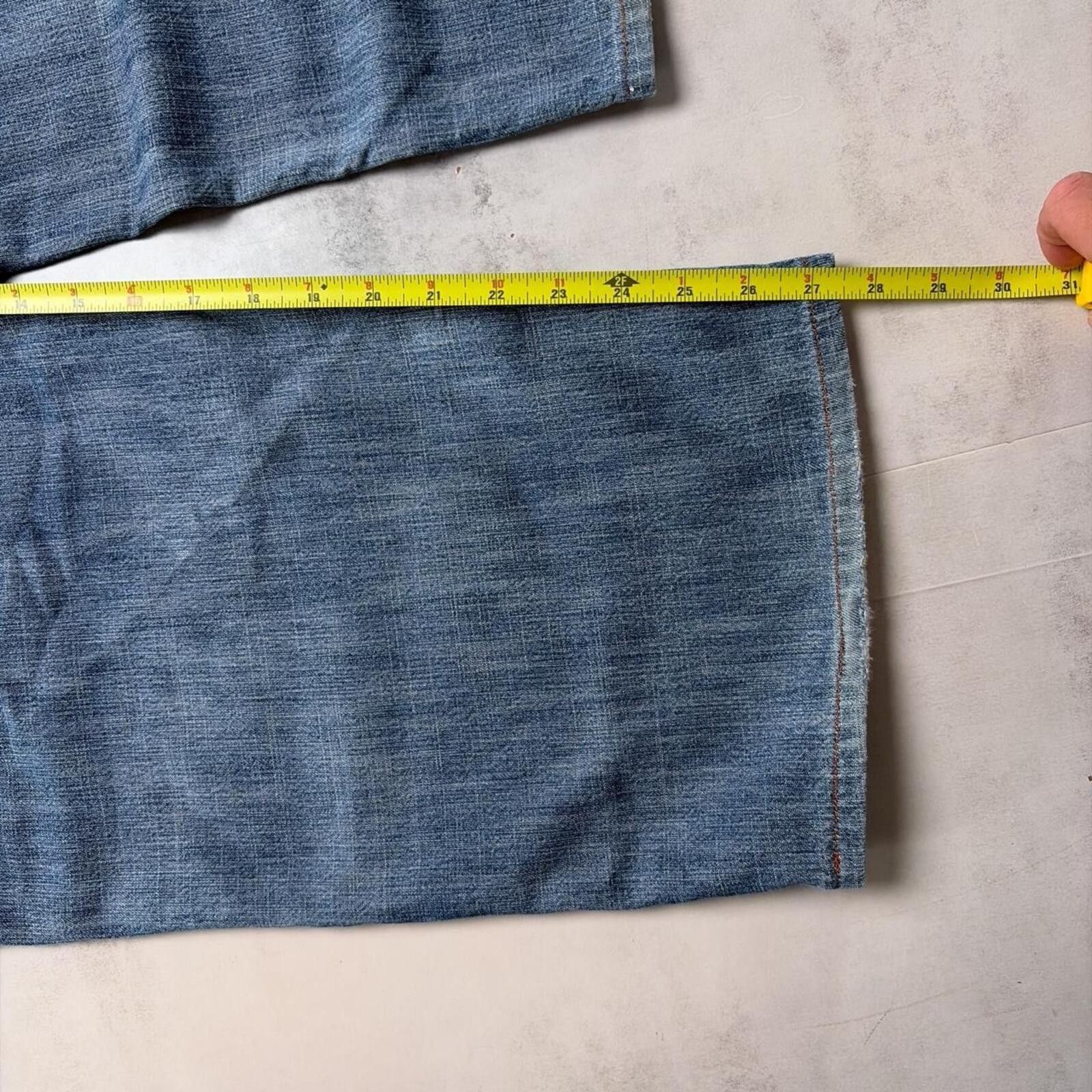 Tommy Hilfiger Y2K Tommy Hilfiger Grunge Baggy Carpenter Skater Denim Jeans Size US 33 - 7 Thumbnail