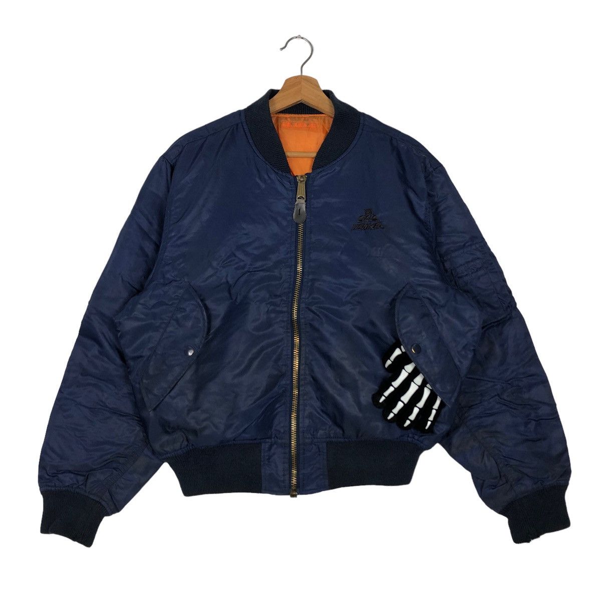 Japanese Brand 🔥90s RIOT RIOT REVERSIBLEMBOMBER JACKET MILITARY COLLECTION Size US M / EU 48-50 / 2 - 2 Thumbnail