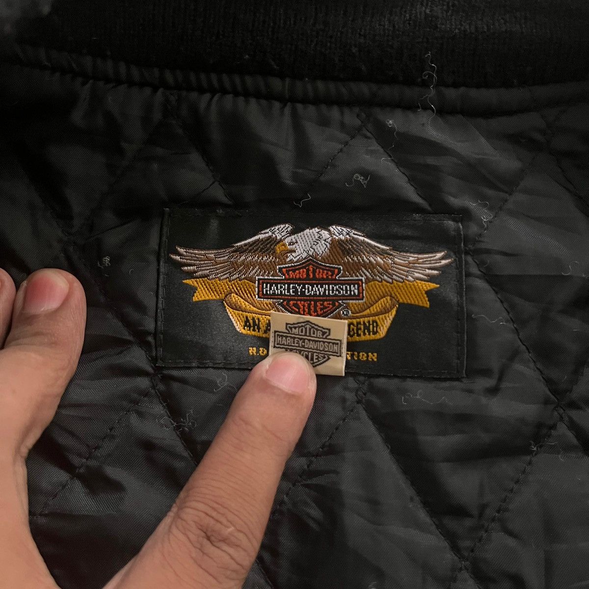 Harley Davidson 🔥HARLEY DAVIDSON SOUVENIR SUKAJAN VELVET JACKET PROUD RIDERS Size US L / EU 52-54 / 3 - 7 Thumbnail