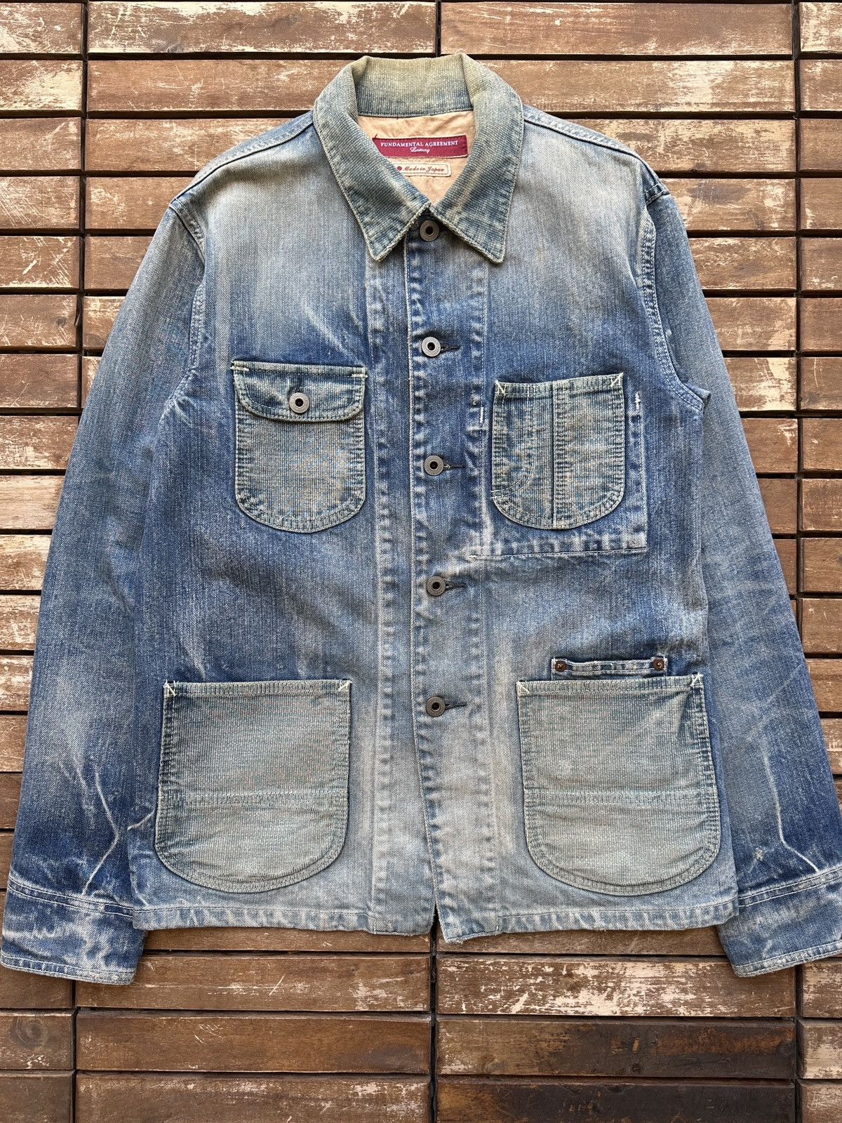 FDMTL FDMTL Fundamental Agreement Luxury JP Denim Coverall Jacket Size US M / EU 48-50 / 2 - 1 Thumbnail