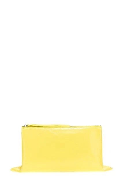 Jil Sander JIL SANDER Yellow Leather Clutch Bag New Size ONE SIZE - 1 Thumbnail
