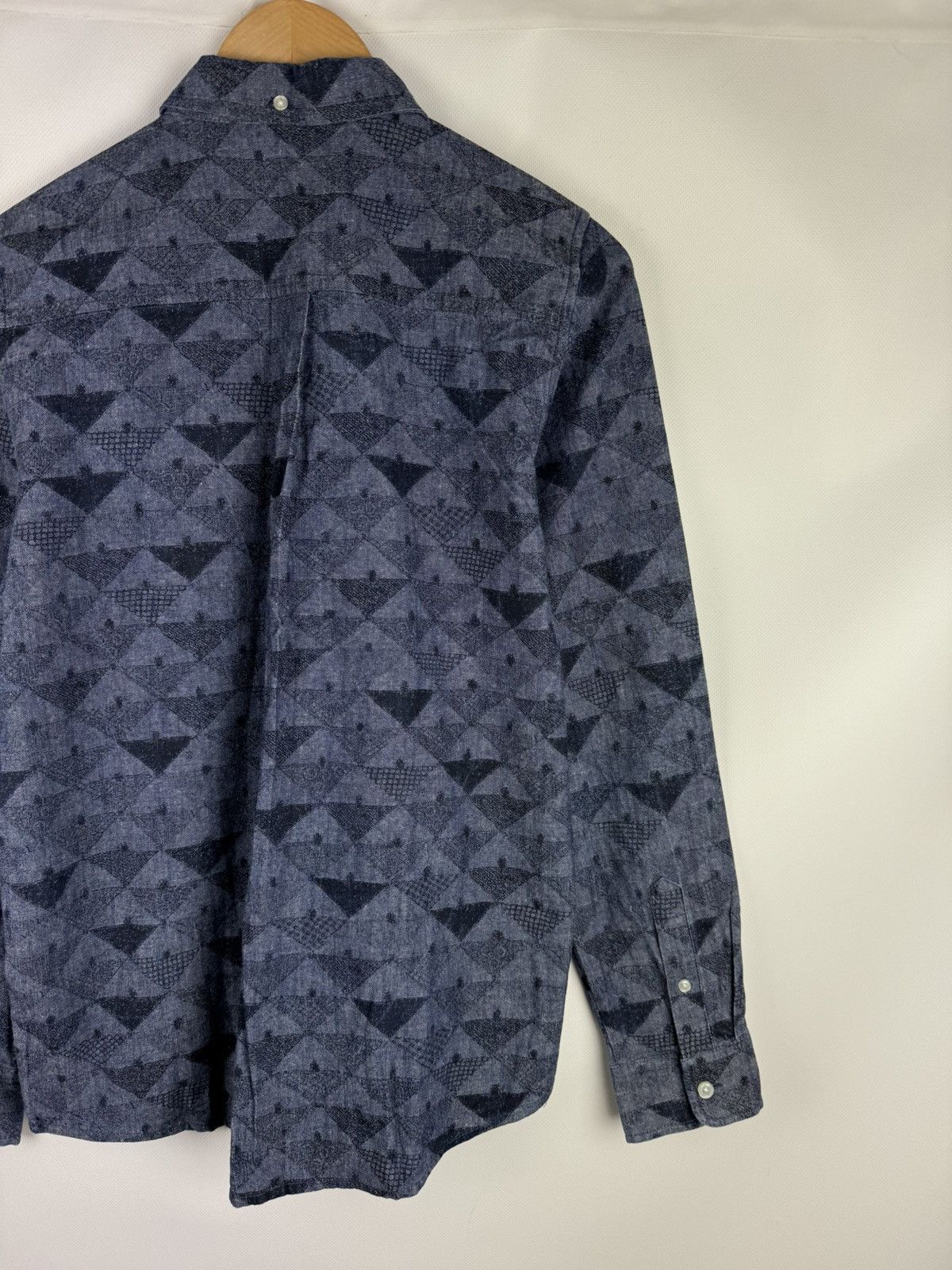 Carhartt Carhartt L/S Crandall Men’s Patterned Denim Button Up Shirt Size US M / EU 48-50 / 2 - 19 Thumbnail