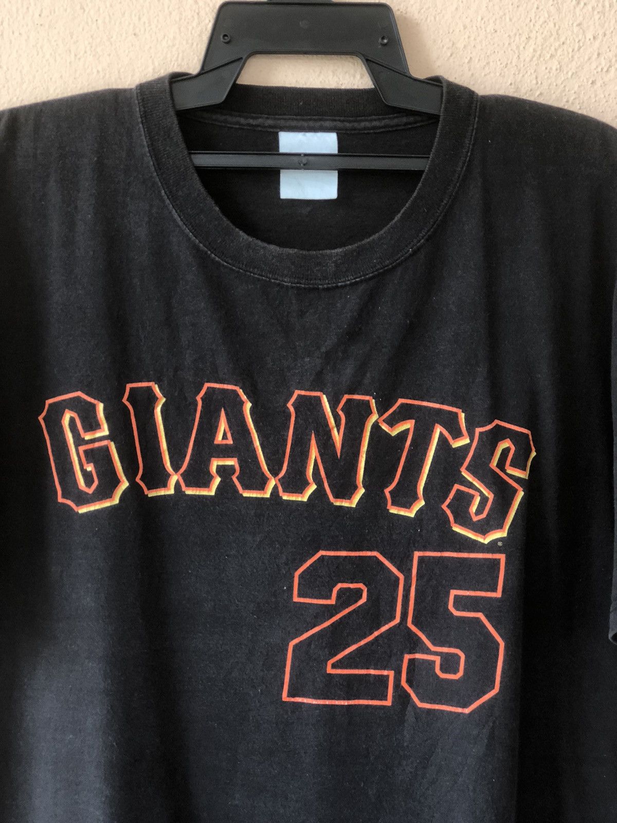 MLB Vintage GIANTS Barry Bonds 25 MLB souvenir Tee Size US XL / EU 56 / 4 - 4 Thumbnail