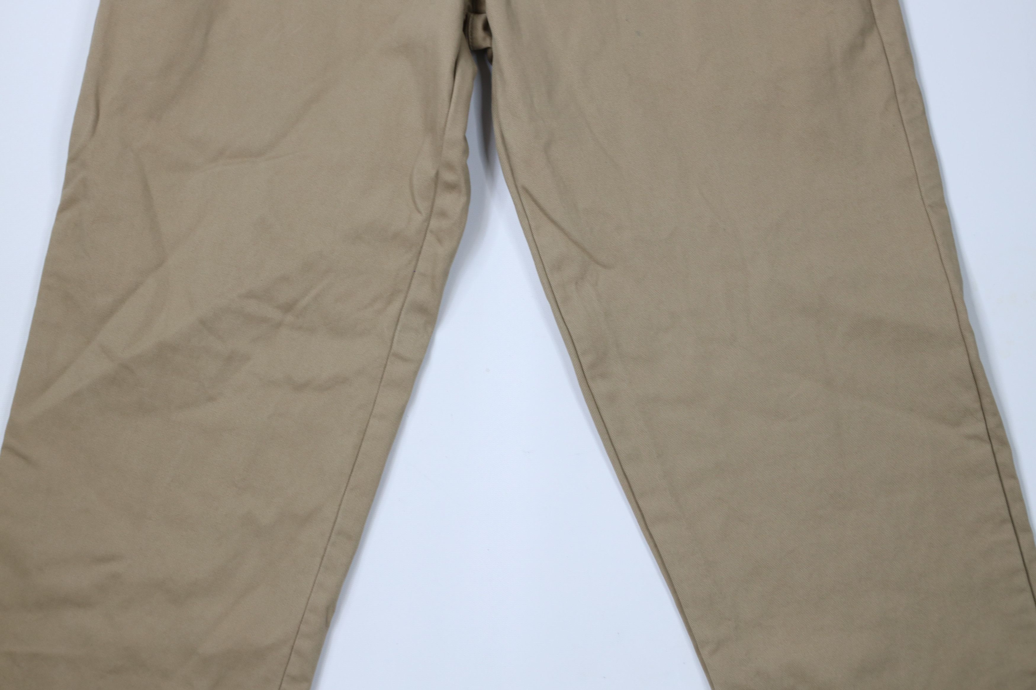 L.L. Bean × Vintage Vintage LL Bean Flannel Lined Natural Fit Chino Pants Beige Size US 32 / EU 48 - 4 Thumbnail