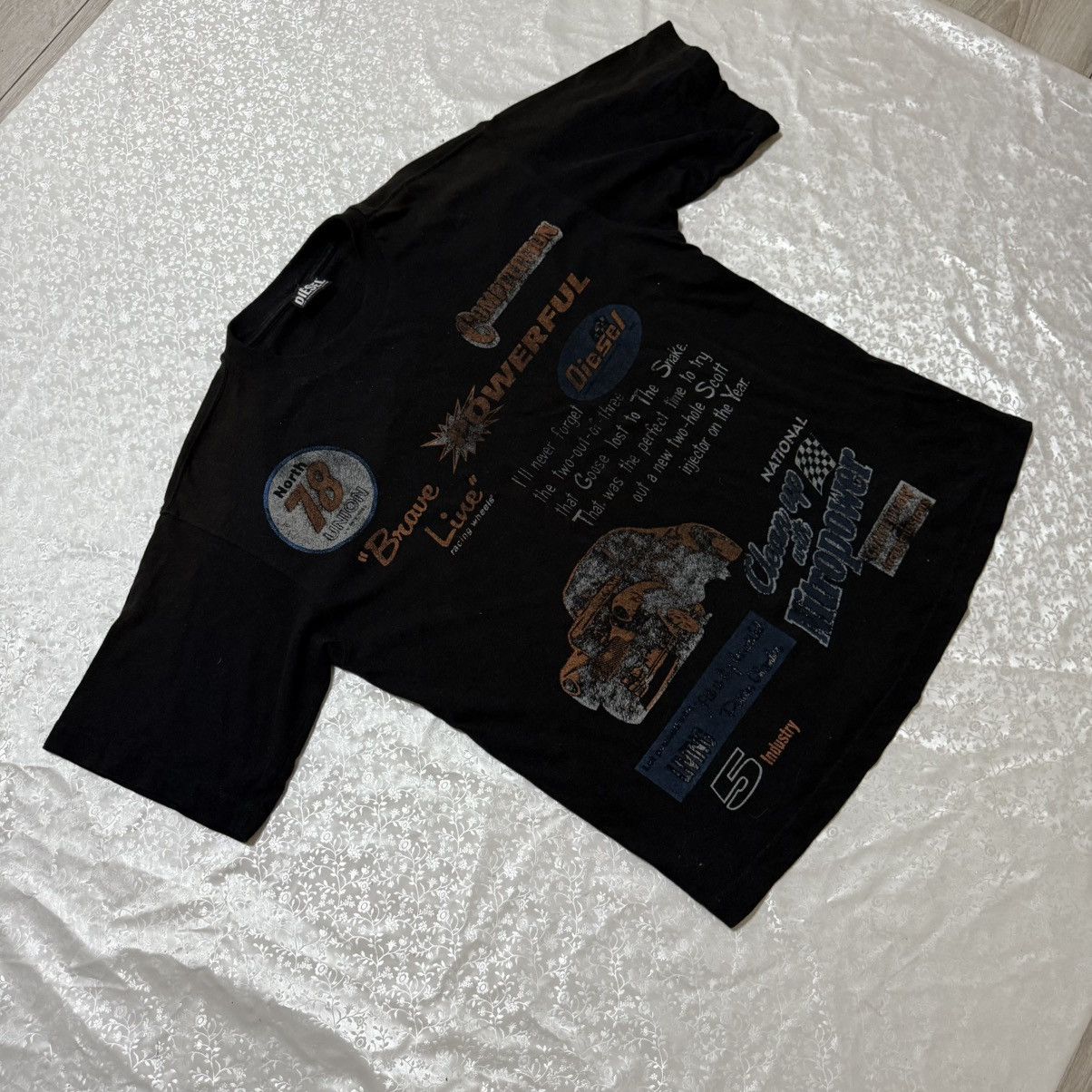 Diesel Diesel rare interesting tee Size US L / EU 52-54 / 3 - 3 Thumbnail