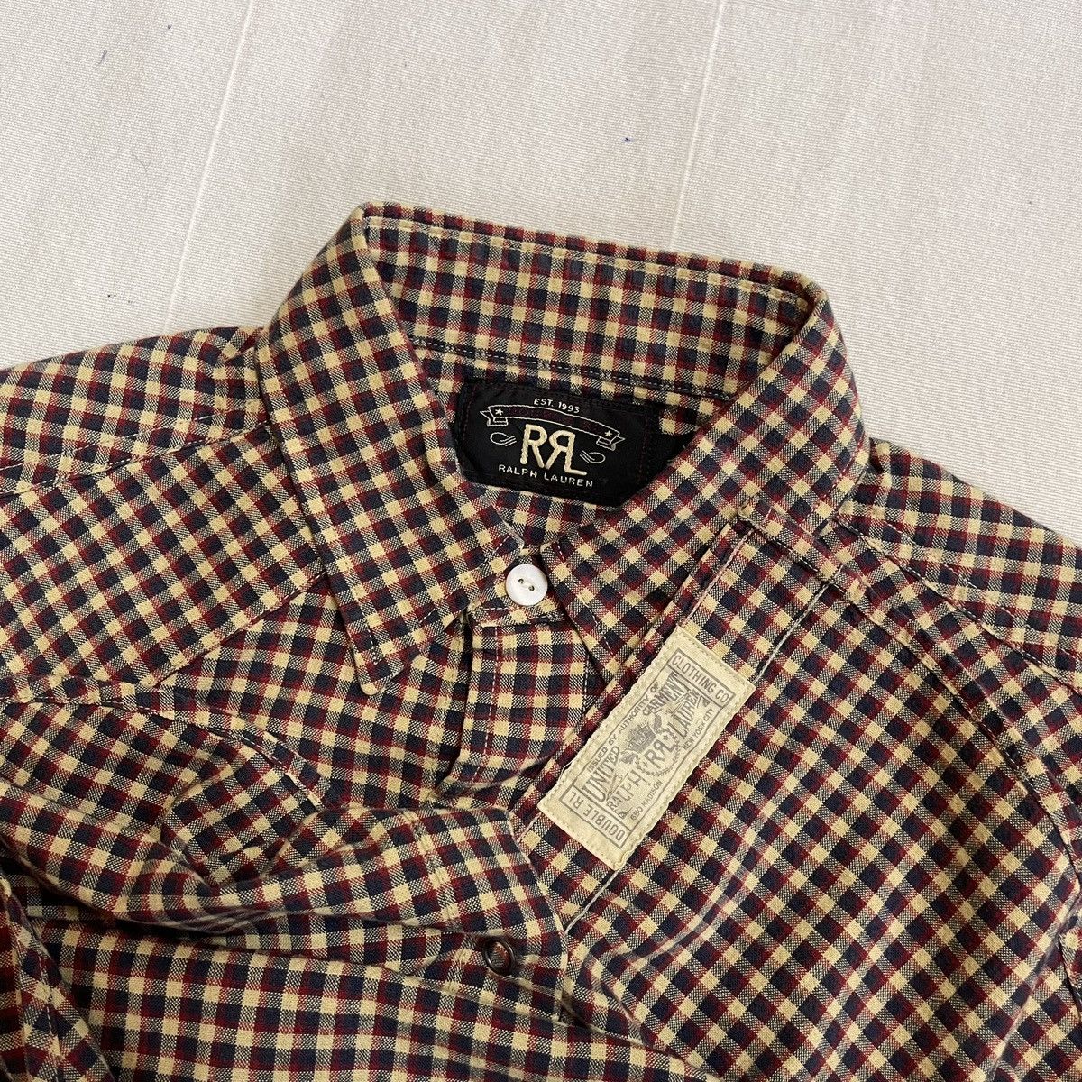 Polo Ralph Lauren × RRL Ralph Lauren RRL RALPH LAUREN WESTERN STYLE SHIRT Size US M / EU 48-50 / 2 - 8 Thumbnail